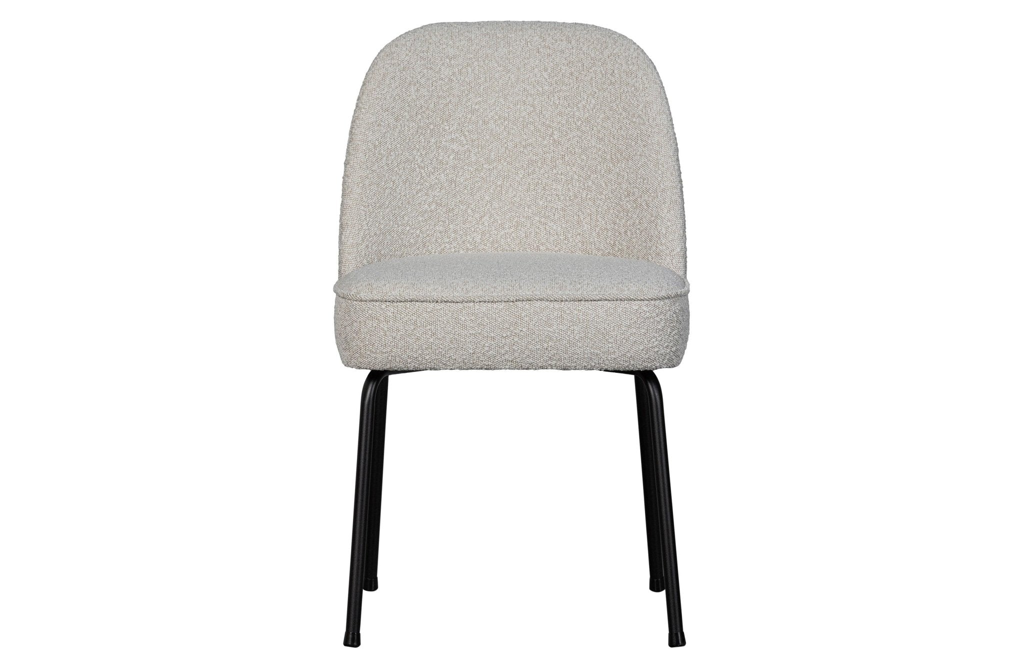 Krzesło VOGUE boucle biały – tkanina bouclé