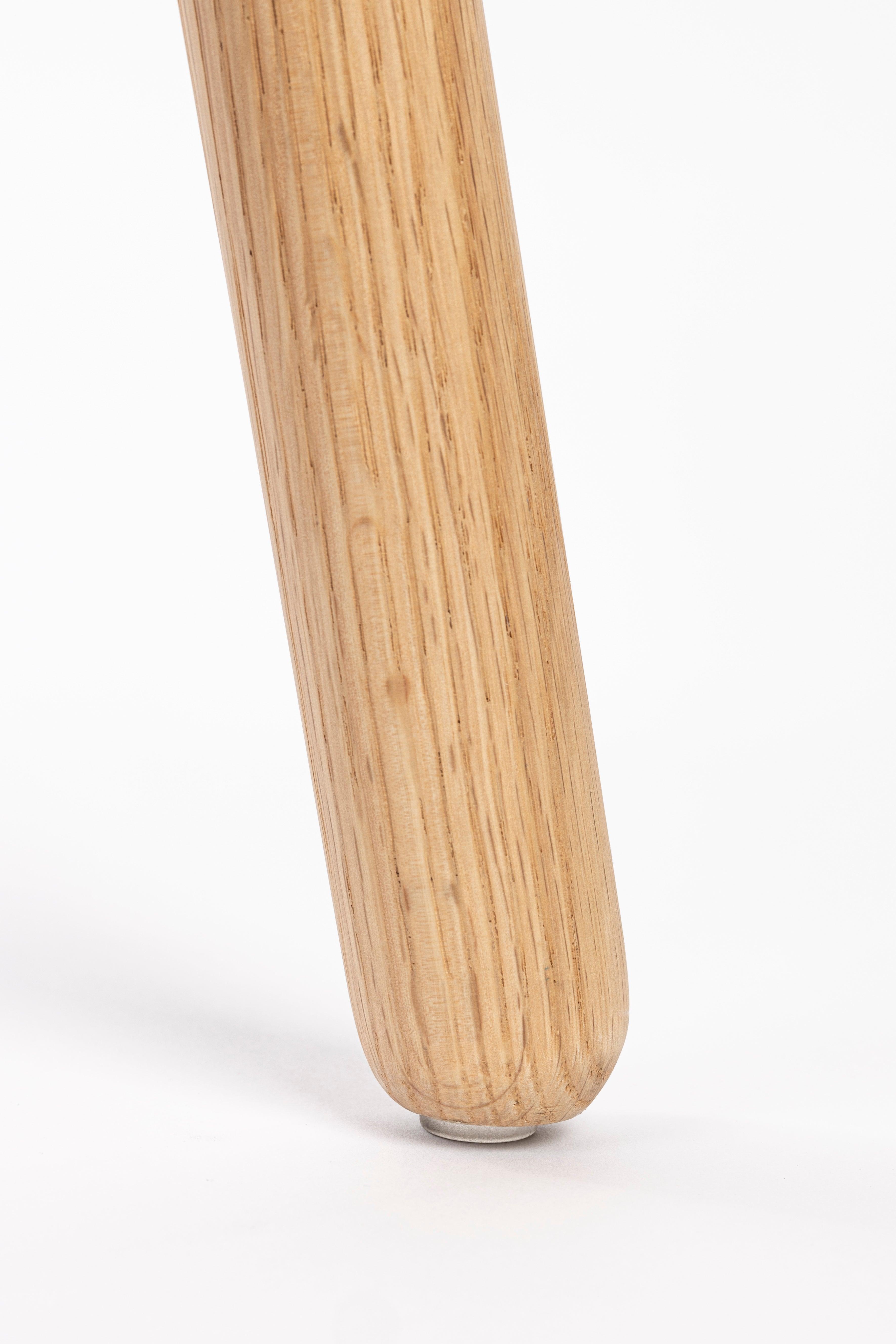 Krzesło VOID biały z drewnianą podstawą Zuiver Eye on Design