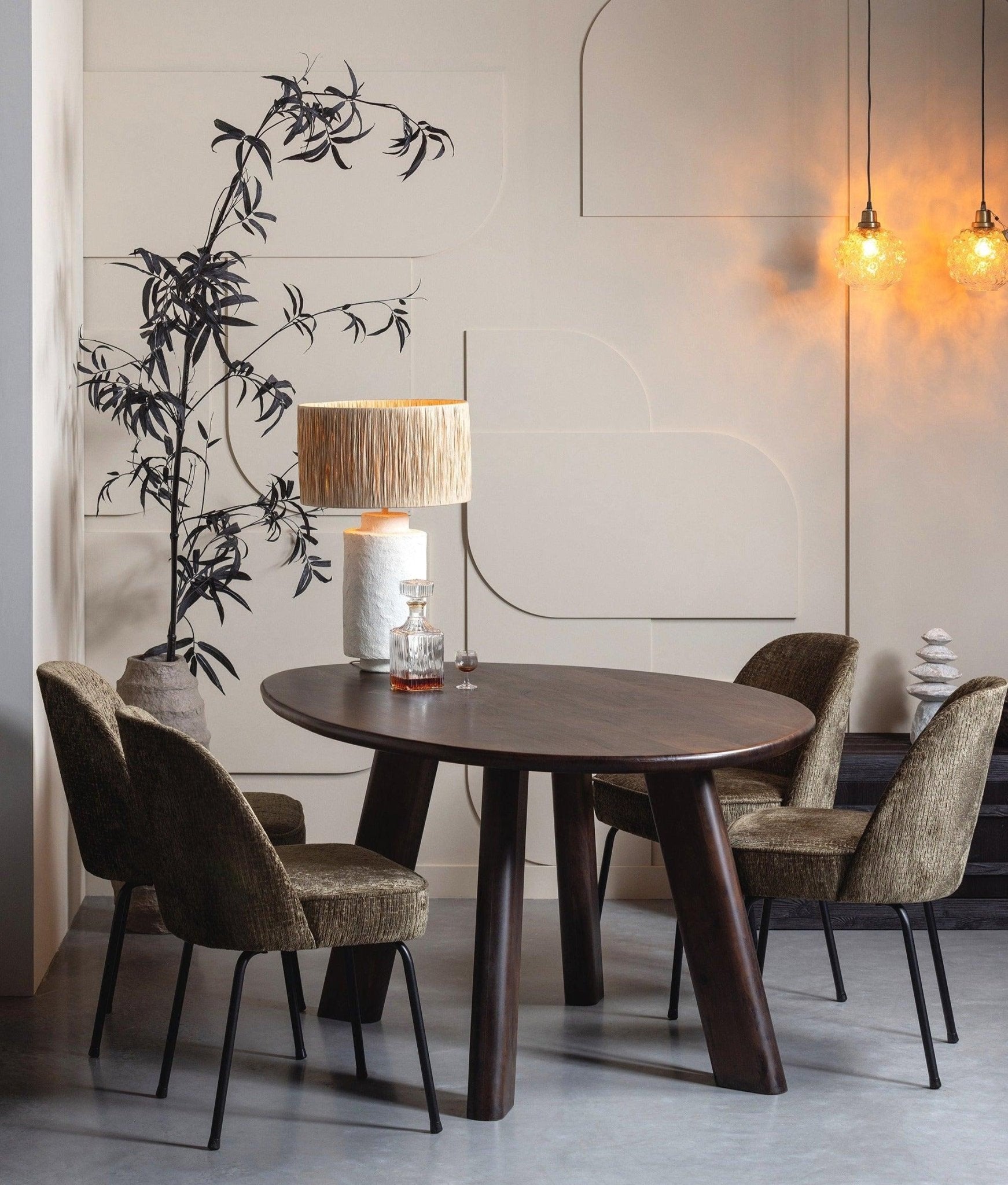 Krzesło welurowy VOGUE STRUCTURE WHEATFIELD beżowy Be Pure Eye on Design