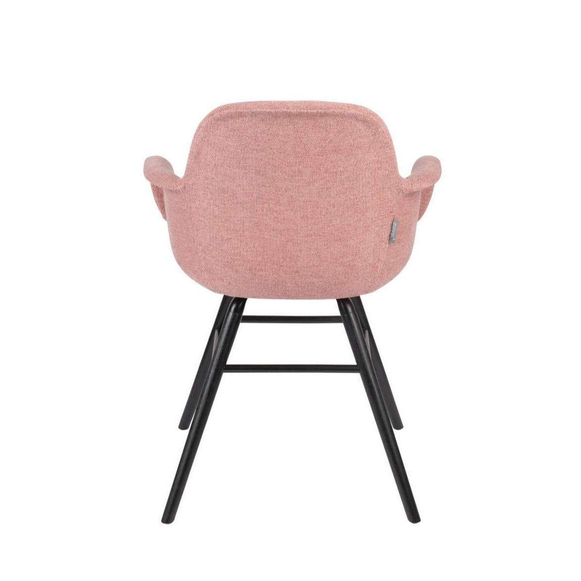 Krzesło z podłokietnikami ALBERT KUIP różowy Zuiver Eye on Design