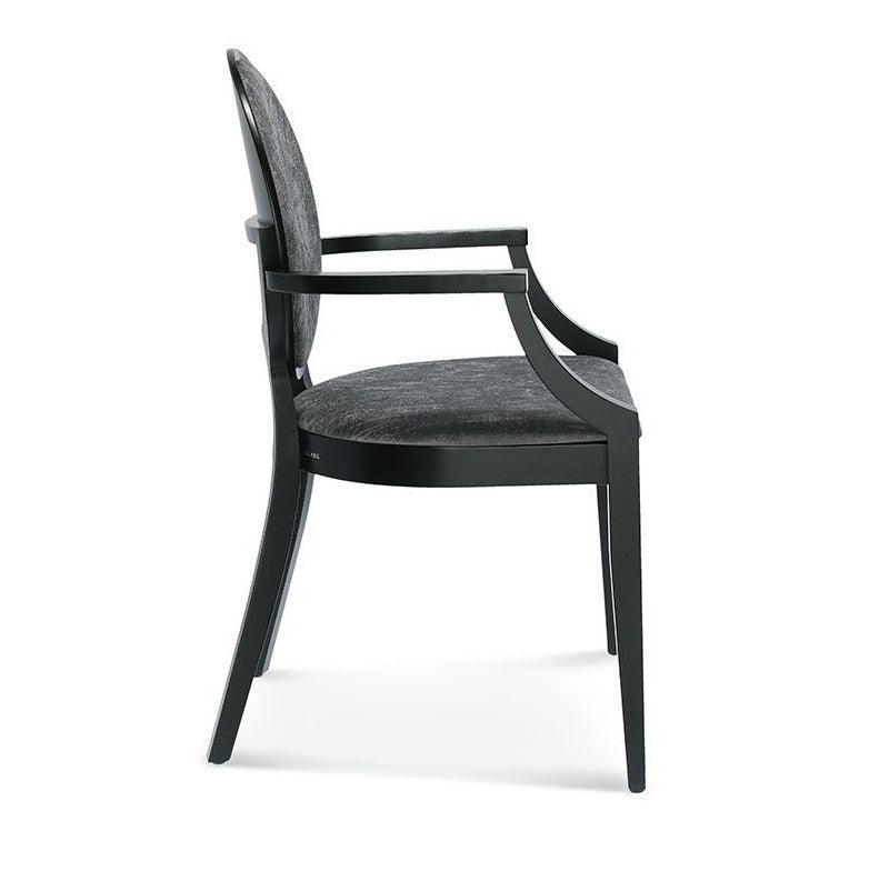 Krzesło z podłokietnikami DIANA B-0253 lite drewno bukowe Fameg Eye on Design