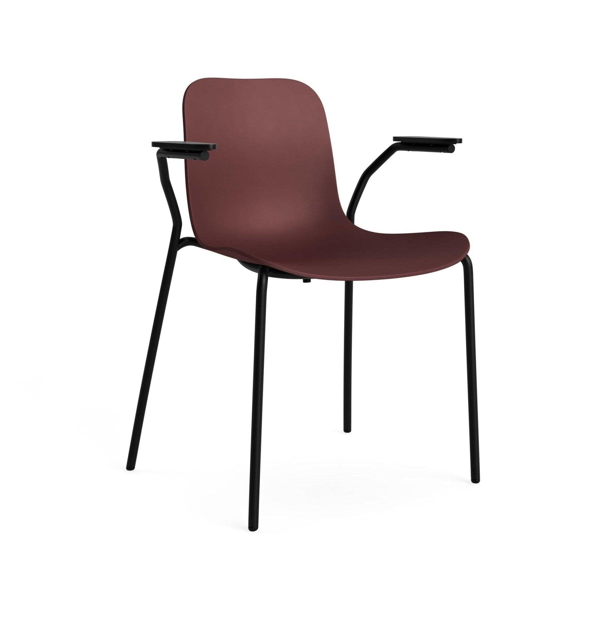 Krzesło z podłokietnikami LANGUE czarny NORR11 Eye on Design