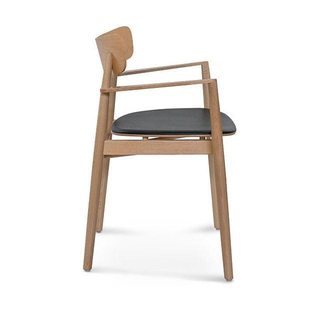 Krzesło z podłokietnikami NOPP B-1803 lite drewno bukowe Fameg Eye on Design