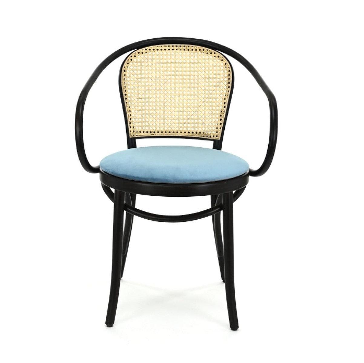 Krzesło z podłokietnikami tapicerowane B-9/4 drewno bukowe Fameg Eye on Design