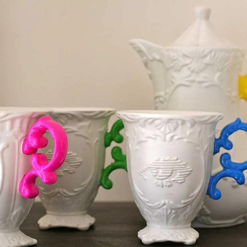 Kubek I-WARES I-MUG niebieski Seletti Eye on Design