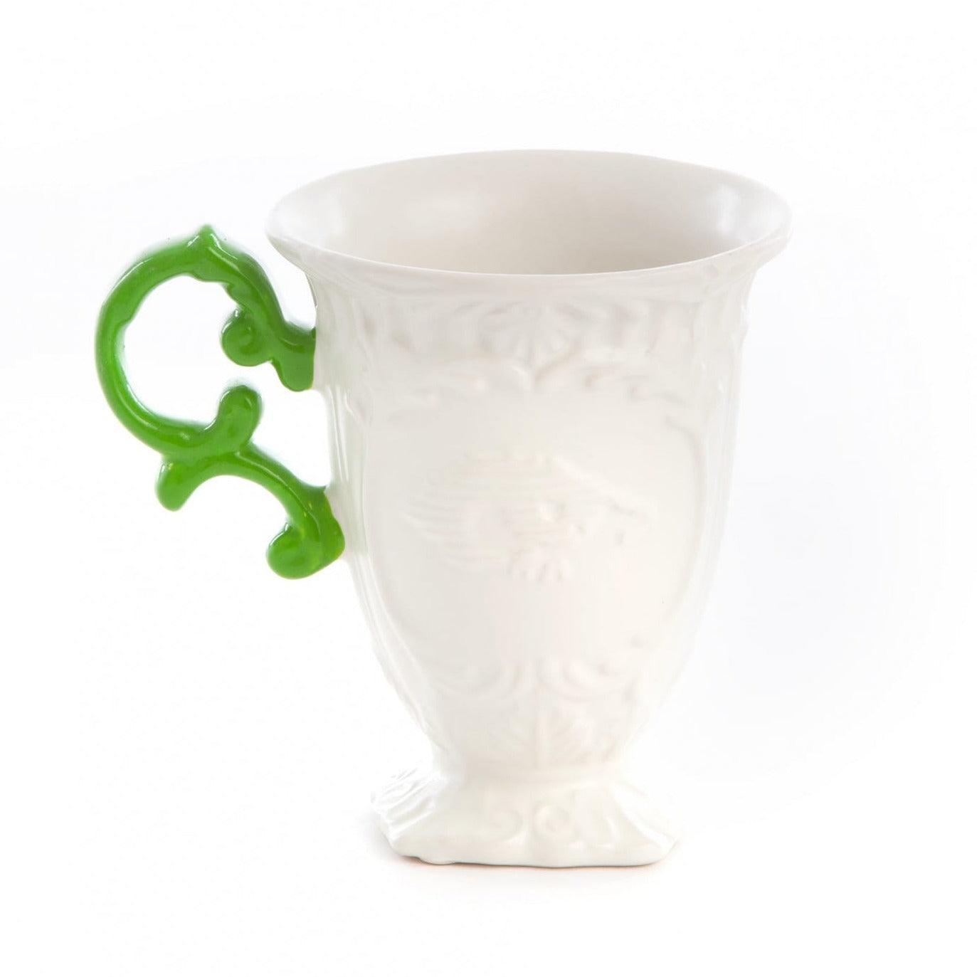 Kubek I-WARES I-MUG zielony Seletti Eye on Design