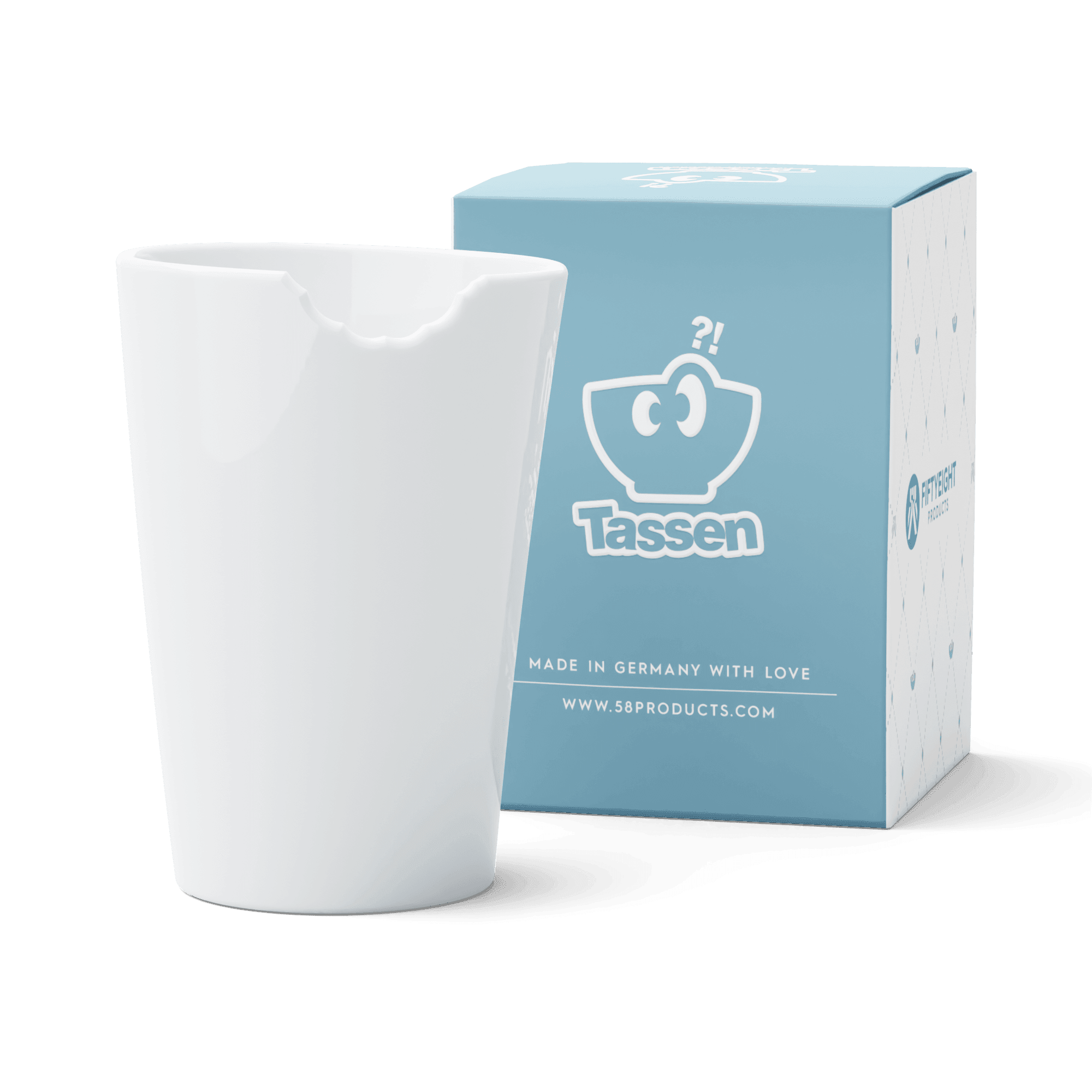 Kubek WITH BITE biały 58products Eye on Design