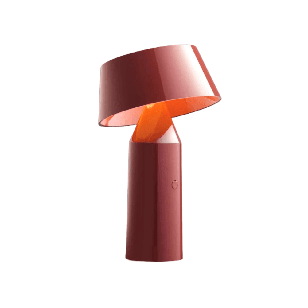 Lampa akumulatorowa BICOCA bordowy Marset Eye on Design
