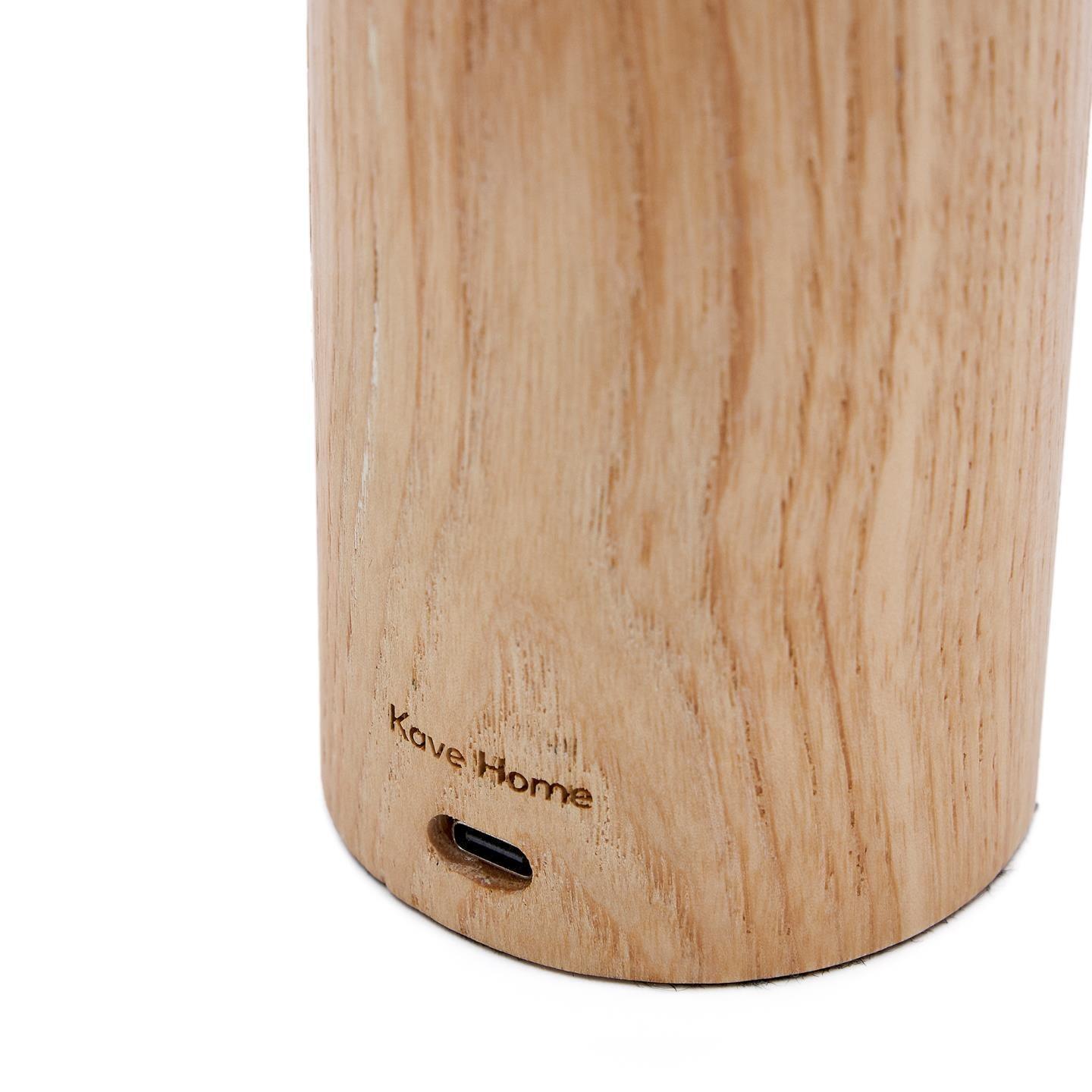 Lampa akumulatorowa LUBA lite drewno jesionowe La Forma Eye on Design