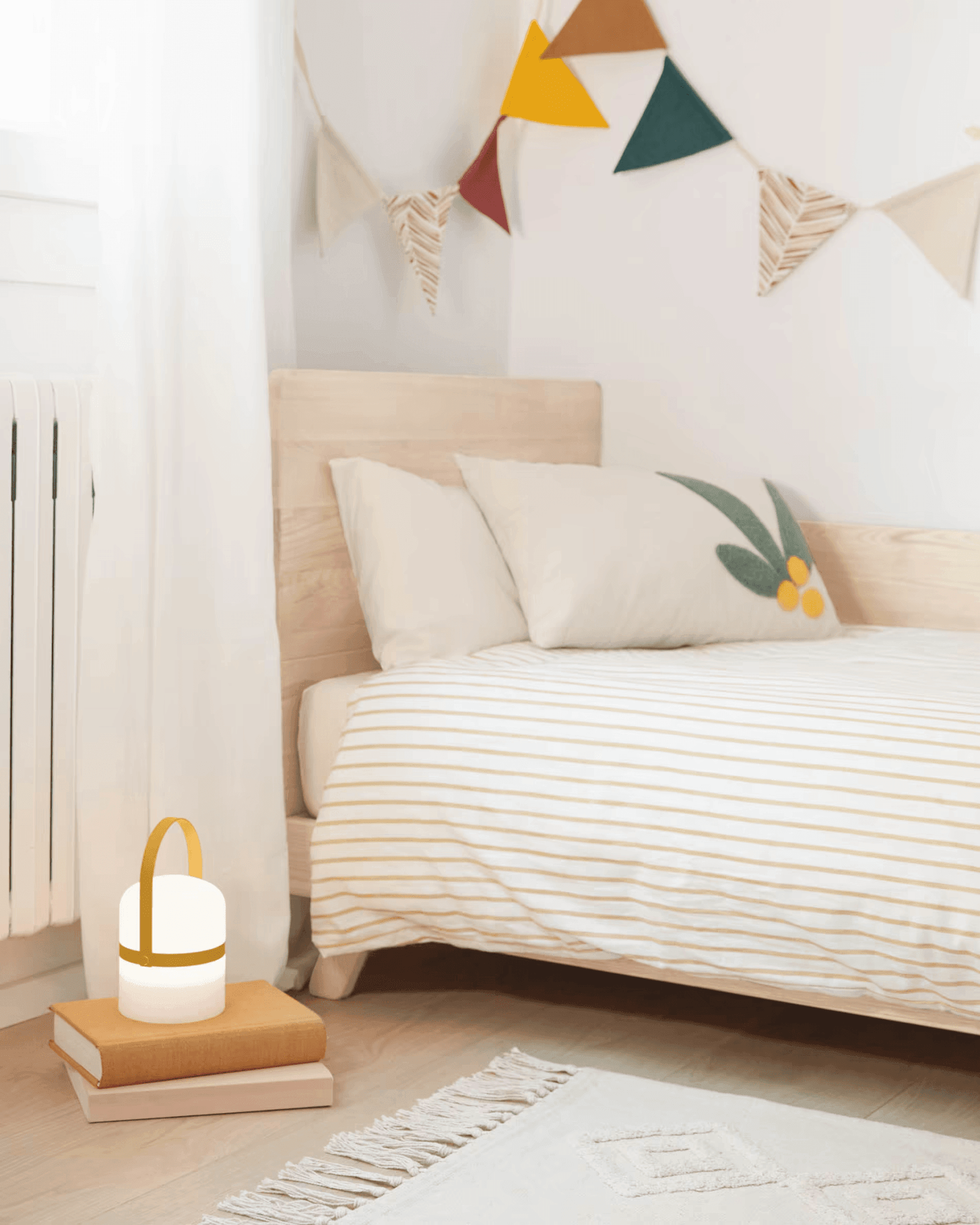 Lampa akumulatorowa RIDLEY MINI musztardowy La Forma Eye on Design