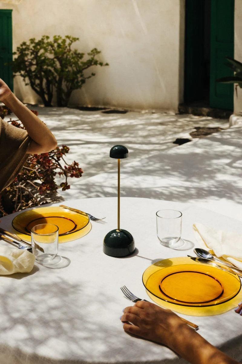 Lampa akumulatorowa SIPS biały ze srebrnym Marset Eye on Design