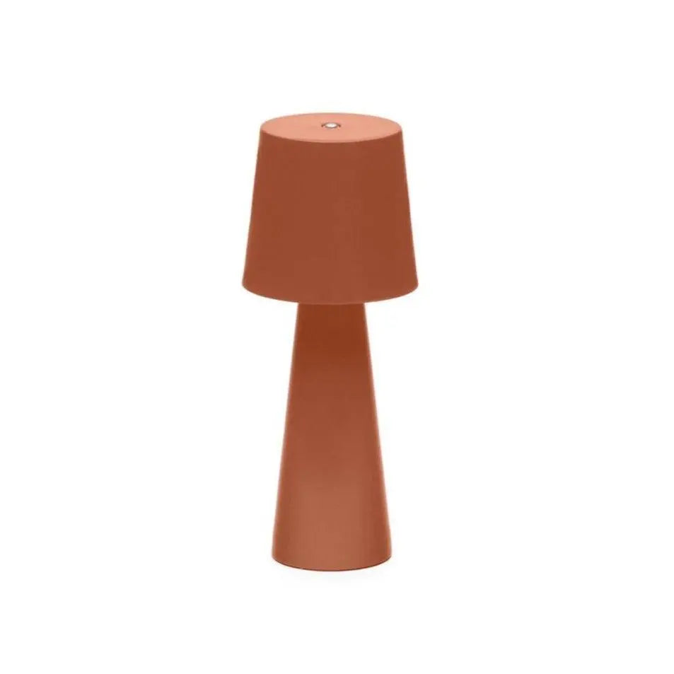 Lampa akumulatorowa zewnętrzna ARENYS terakota – styl minimalistyczny