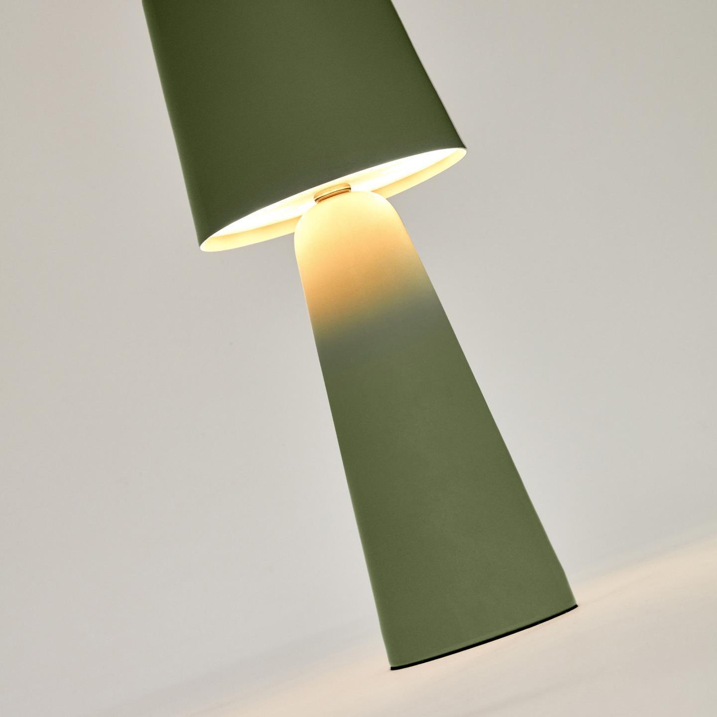 Lampa akumulatorowa zewnętrzna ARENYS zielony La Forma Eye on Design