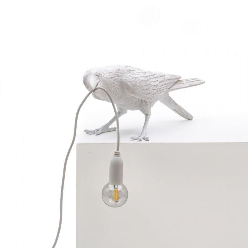 Lampa BIRD PLAYING biały Seletti Eye on Design
