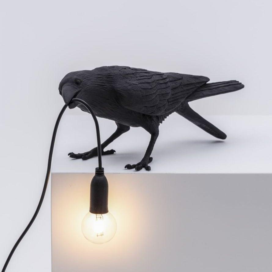 Lampa BIRD PLAYING czarny Seletti Eye on Design