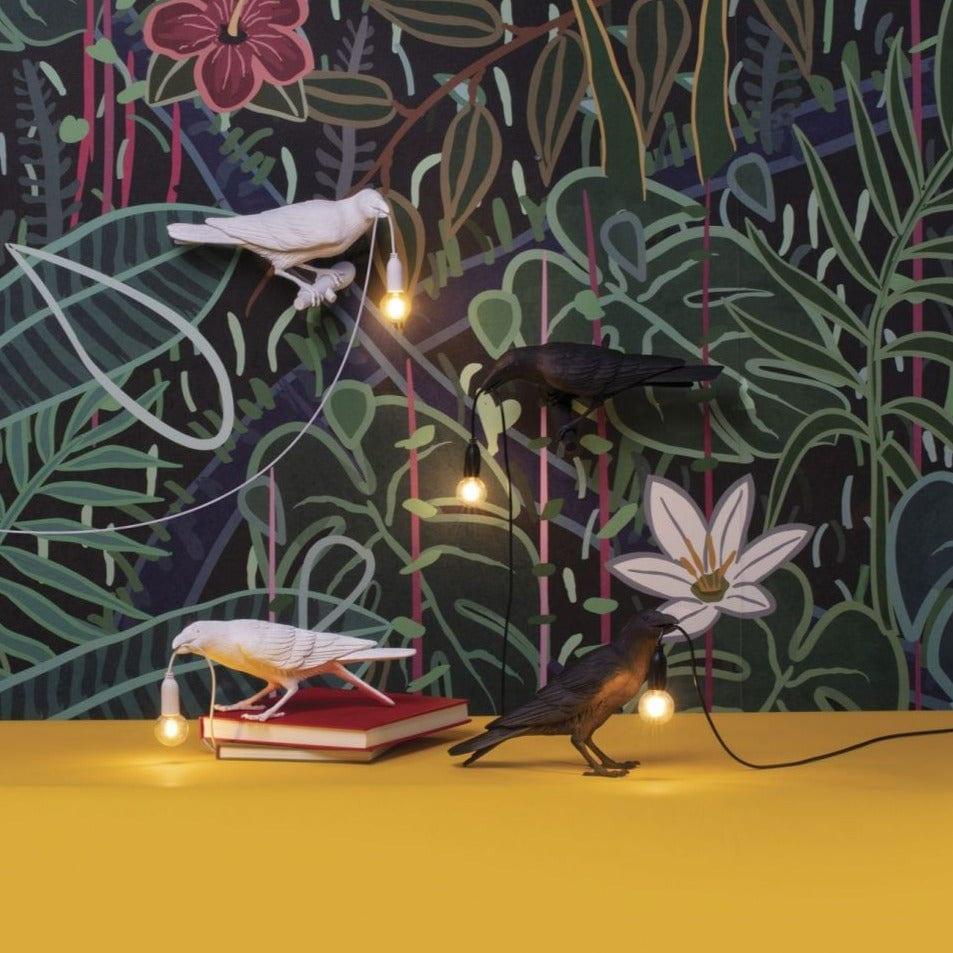 Lampa BIRD PLAYING czarny Seletti Eye on Design