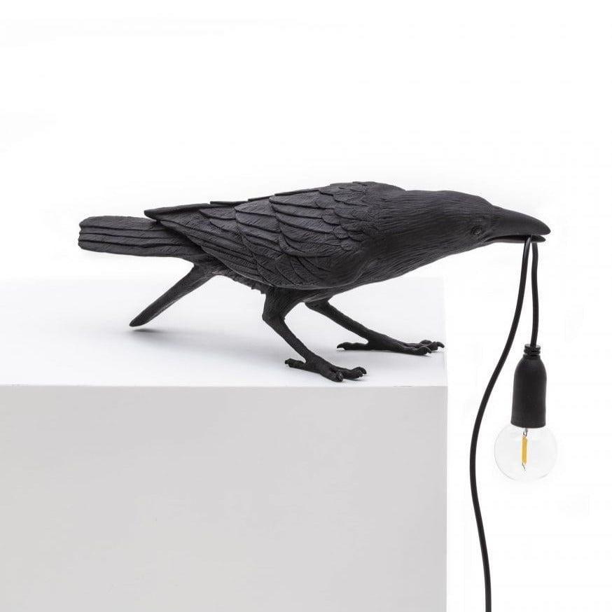 Lampa BIRD PLAYING czarny Seletti Eye on Design