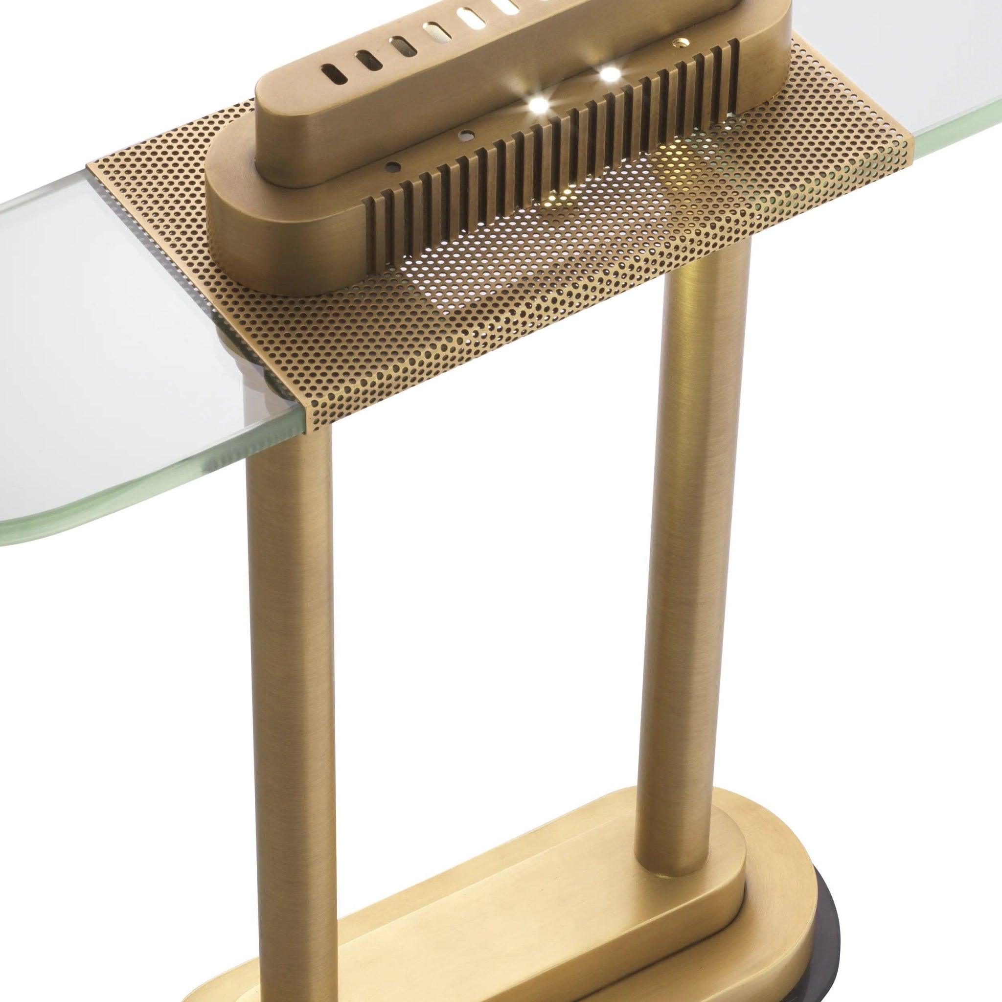 Lampa biurkowa BOLOGNO mosiężny Eichholtz Eye on Design