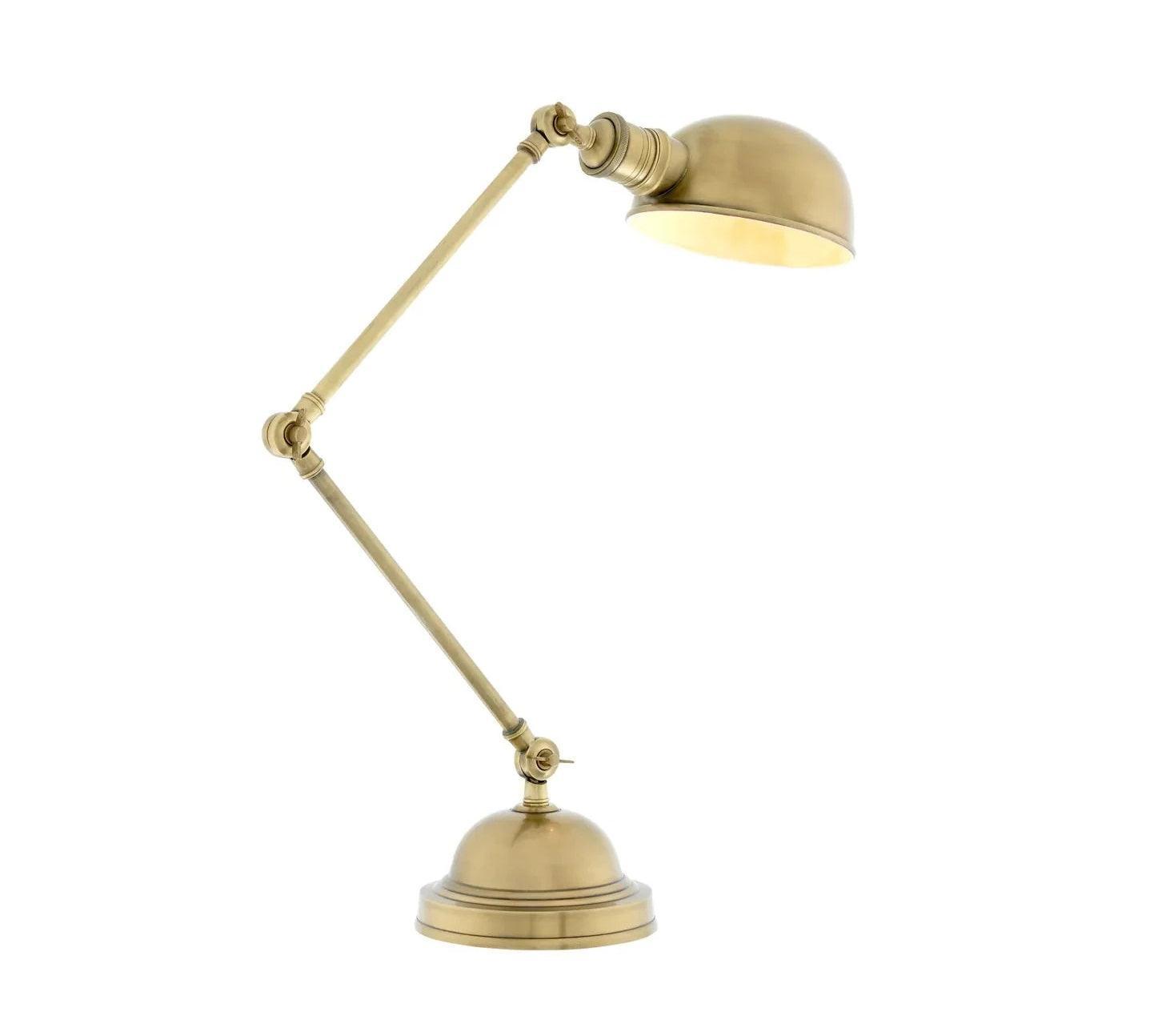 Lampa biurkowa SOHO mosiężny Eichholtz Eye on Design