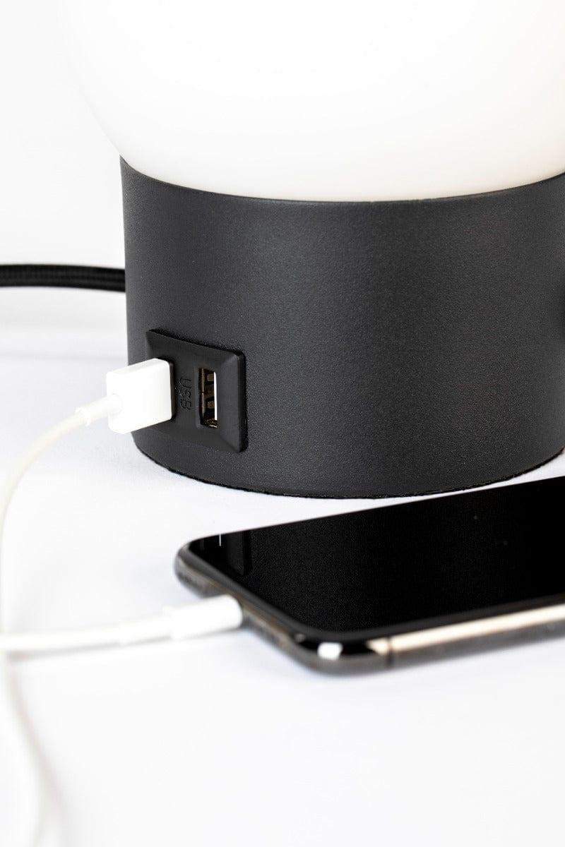 Lampa biurkowa URBAN CHARGER czarny Zuiver Eye on Design