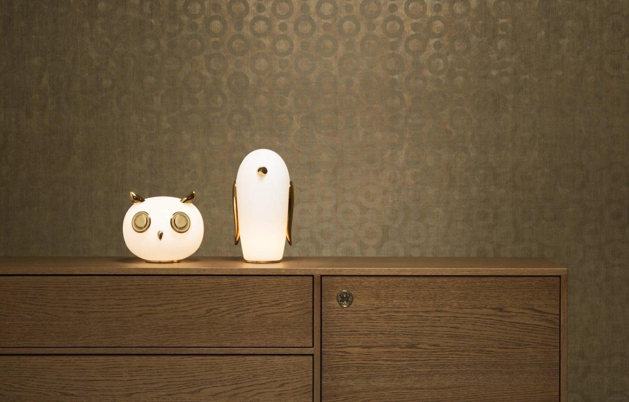 Lampa dekoracyjna PET LIGHT UHUH - OWL złoty Moooi Eye on Design