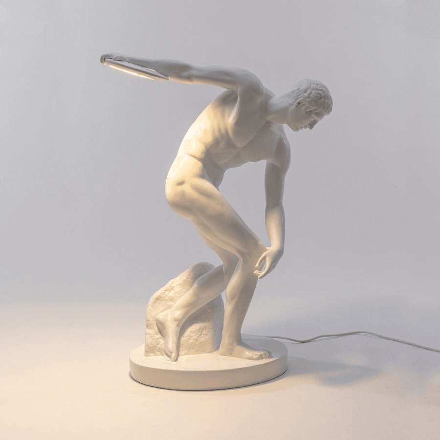 Lampa DISCOBOLUX biały – styl nowoczesny