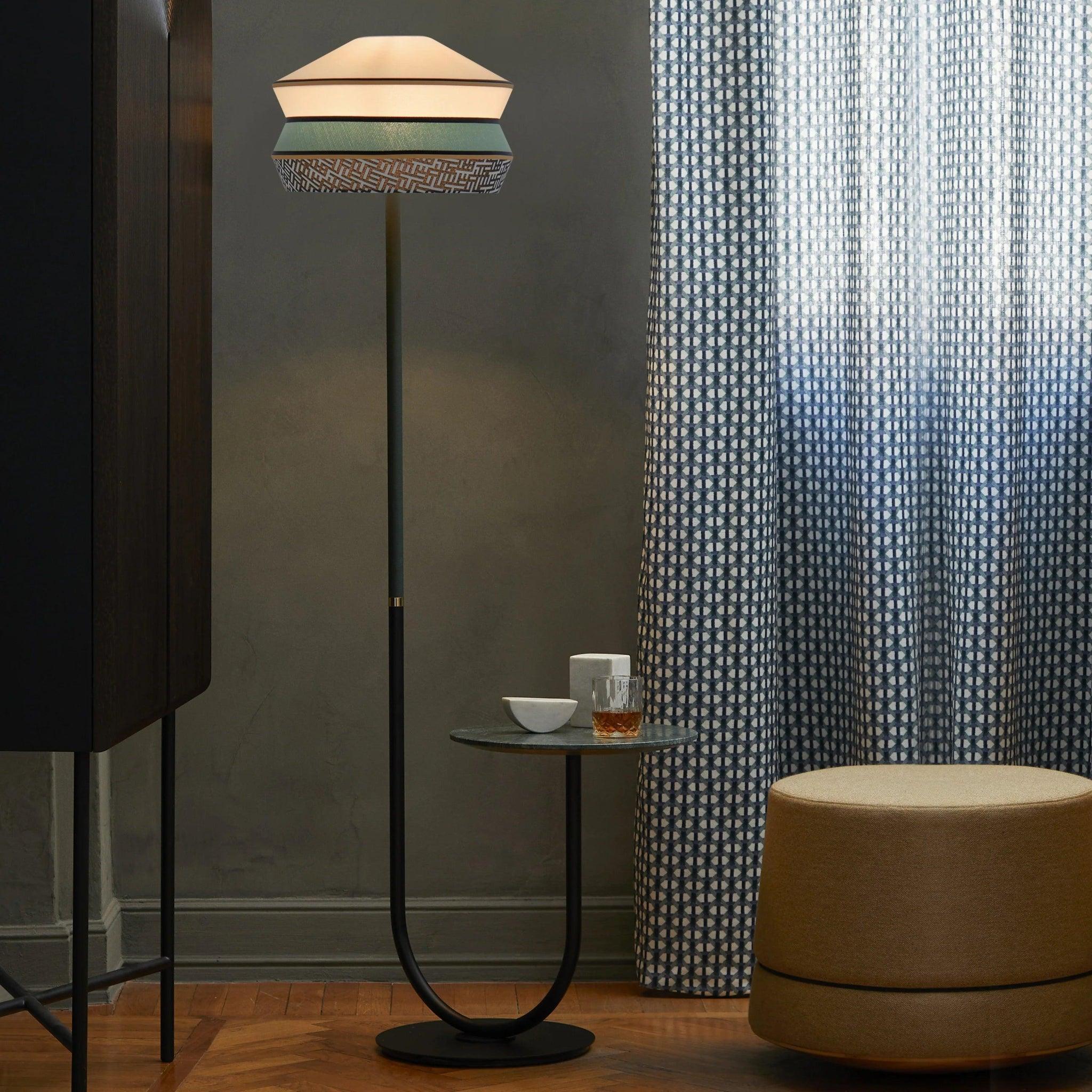 Lampa i stolik CALYPSO ANTIGUA miętowy Contardi Eye on Design