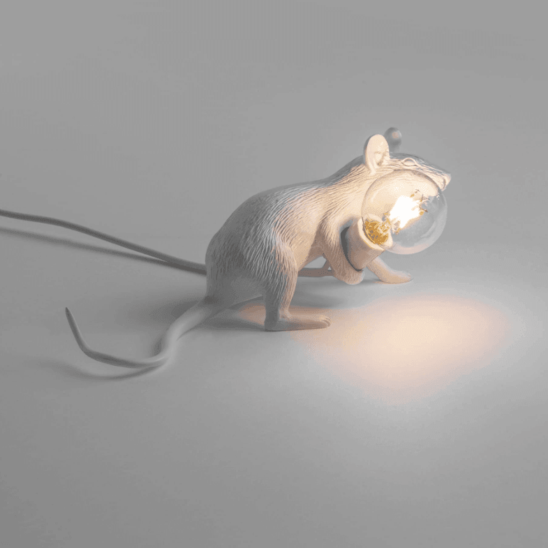 Lampa MOUSE LOP biały Seletti Eye on Design