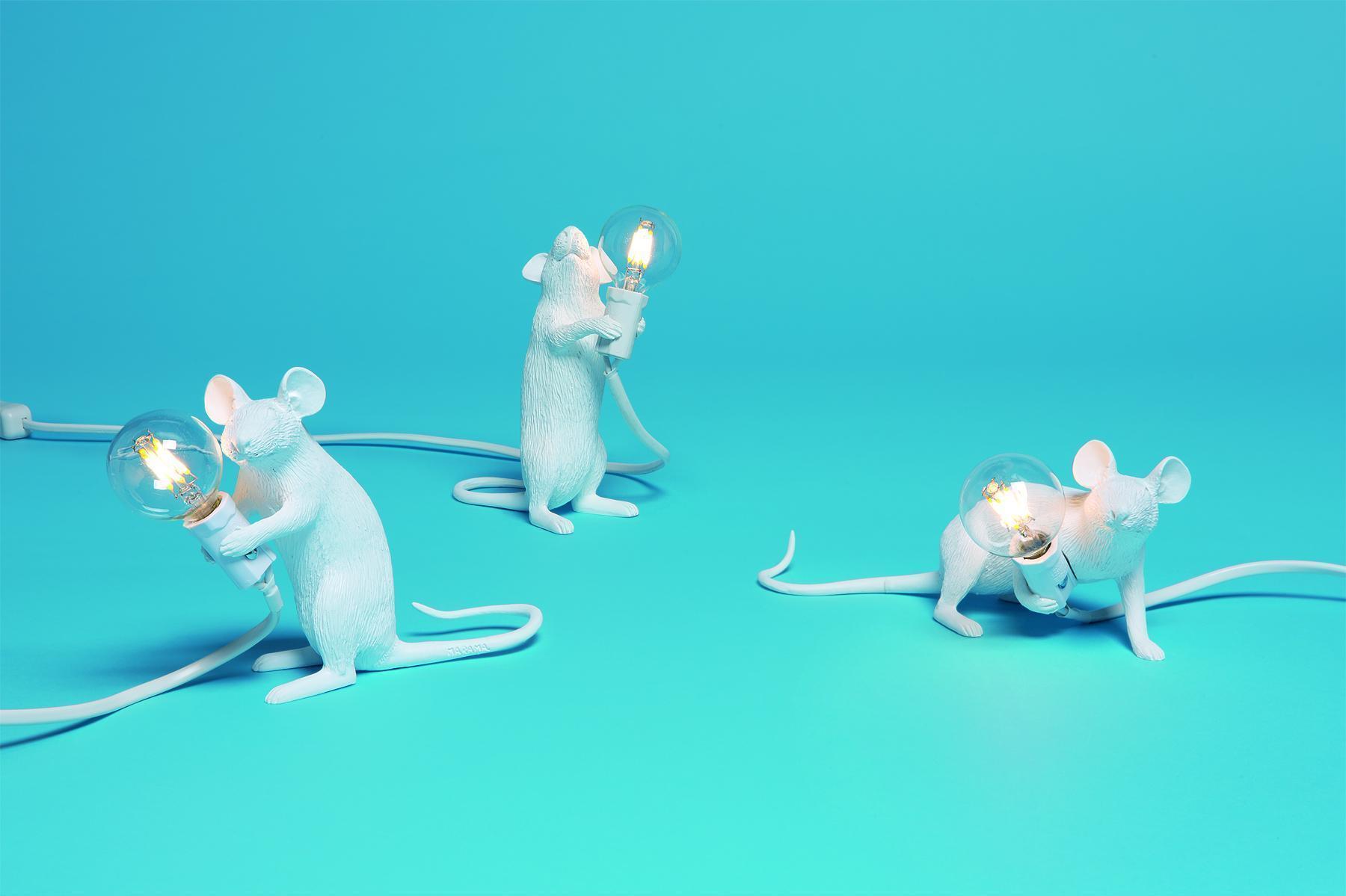 Lampa MOUSE LOP biały Seletti Eye on Design