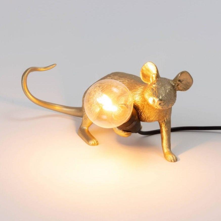 Lampa MOUSE LOP złoty Seletti Eye on Design