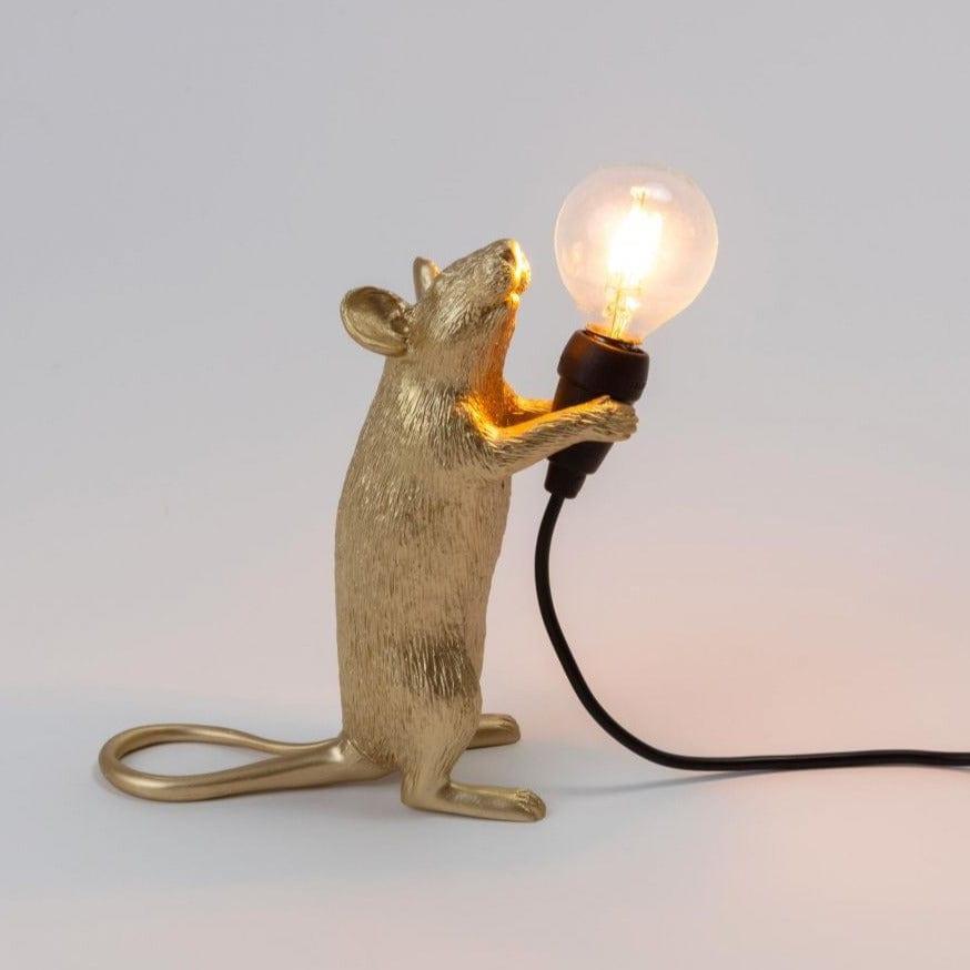 Lampa MOUSE STEP złoty Seletti Eye on Design
