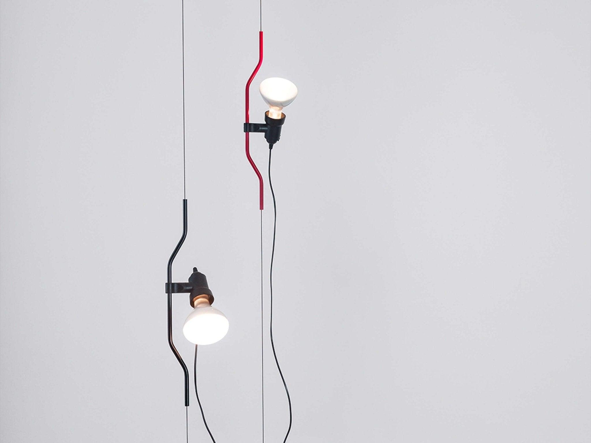 Lampa PARENTESI czerwony Flos Eye on Design