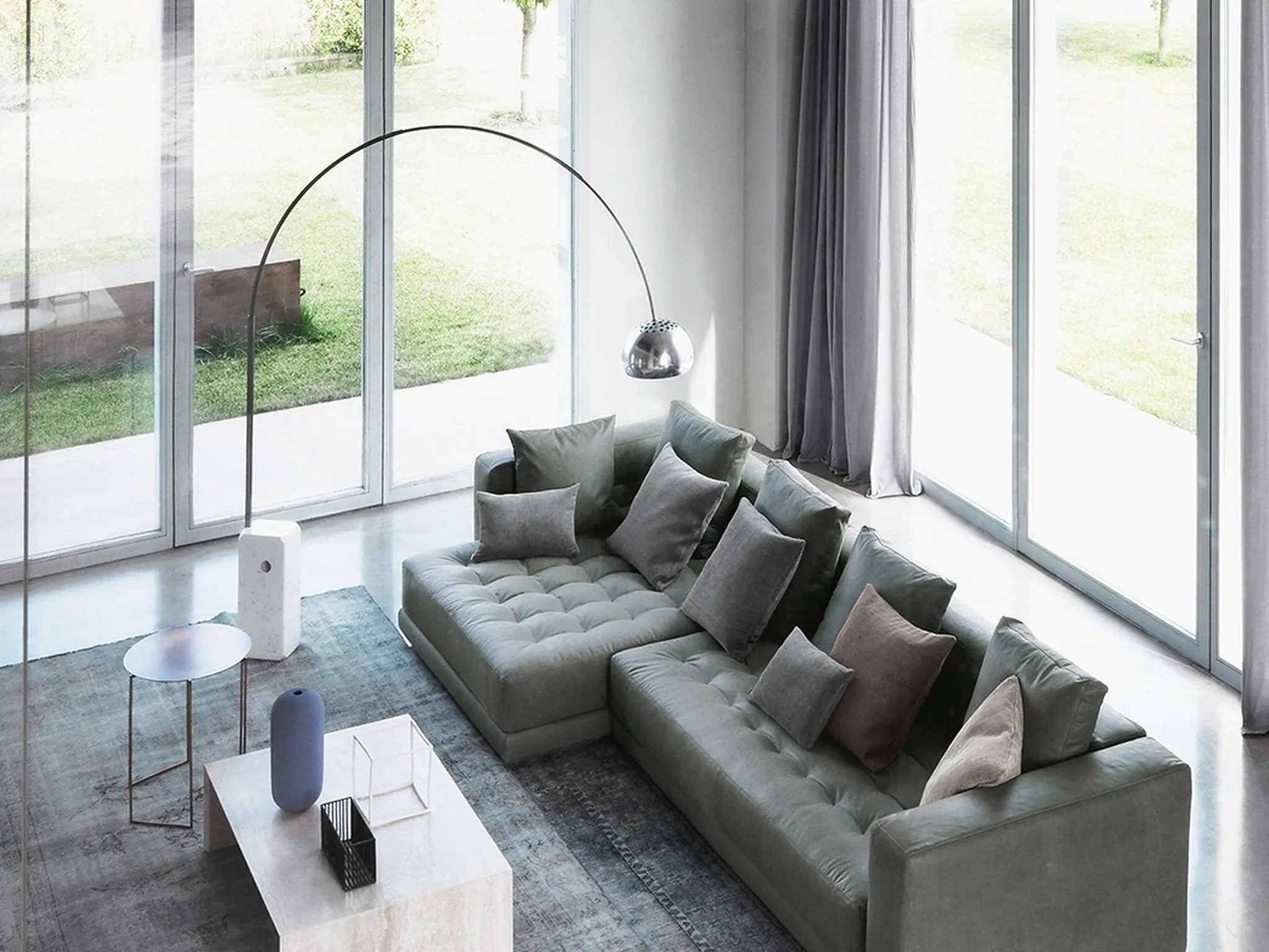 Lampa stojąca łukowa ARCO marmur – Flos