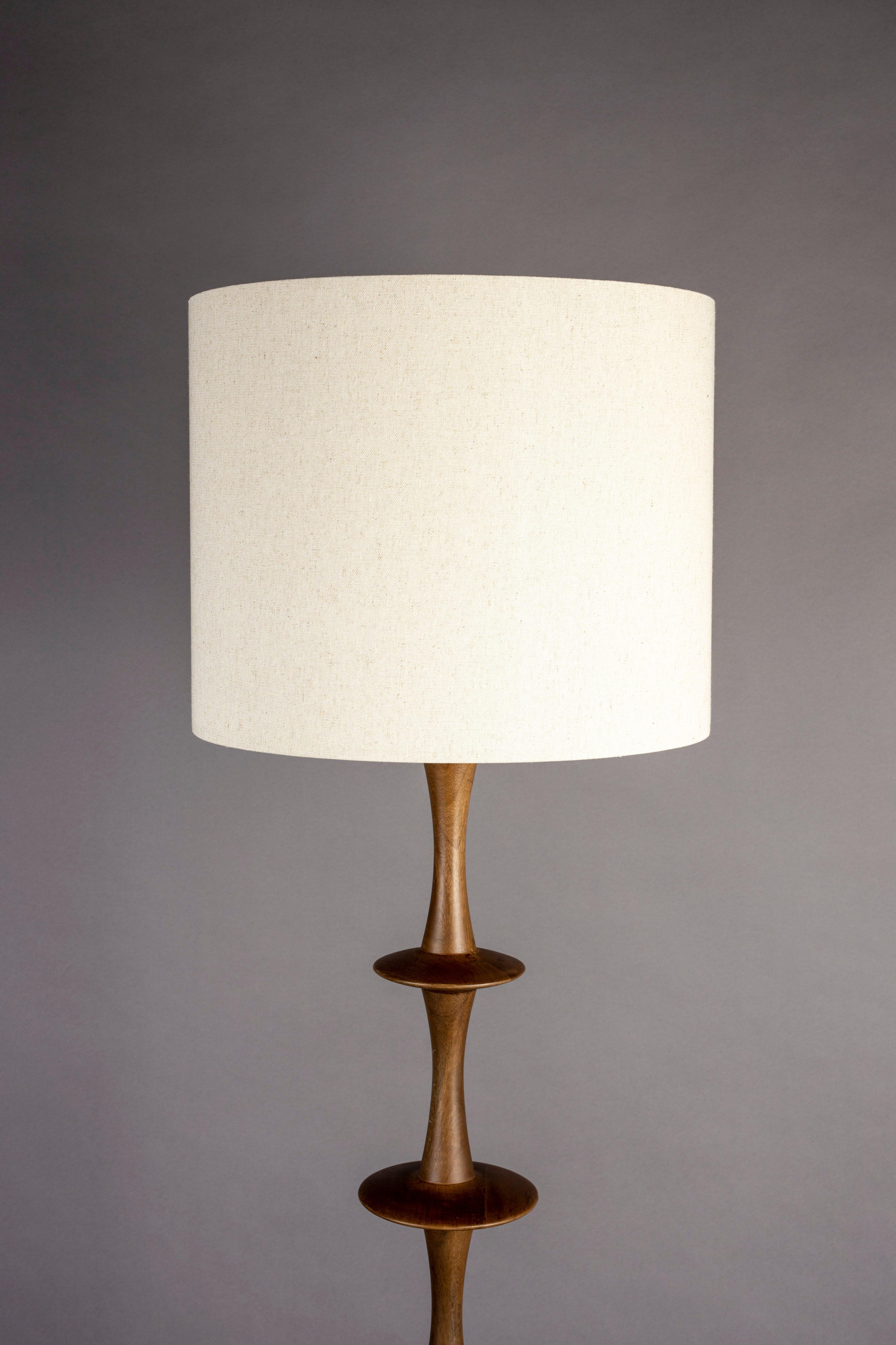 Cath Floor Lamp Walnut Dutchbone Eye on Design