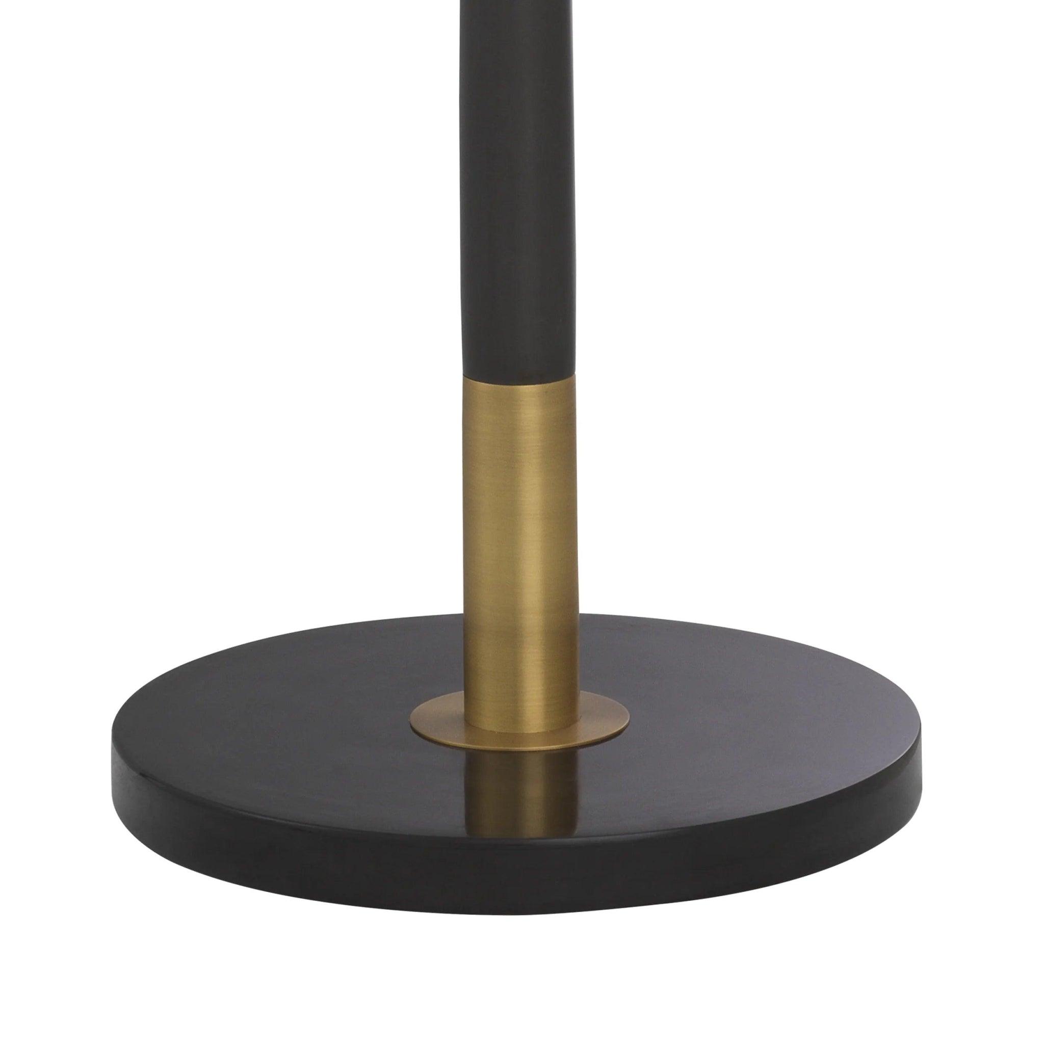 Lampa podłogowa CELINE czarny z mosiężnym wykończeniem Eichholtz Eye on Design