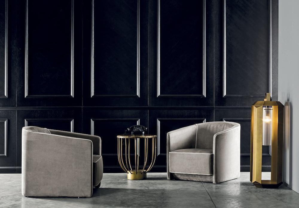 Lampa podłogowa CUBE złoty Contardi Eye on Design