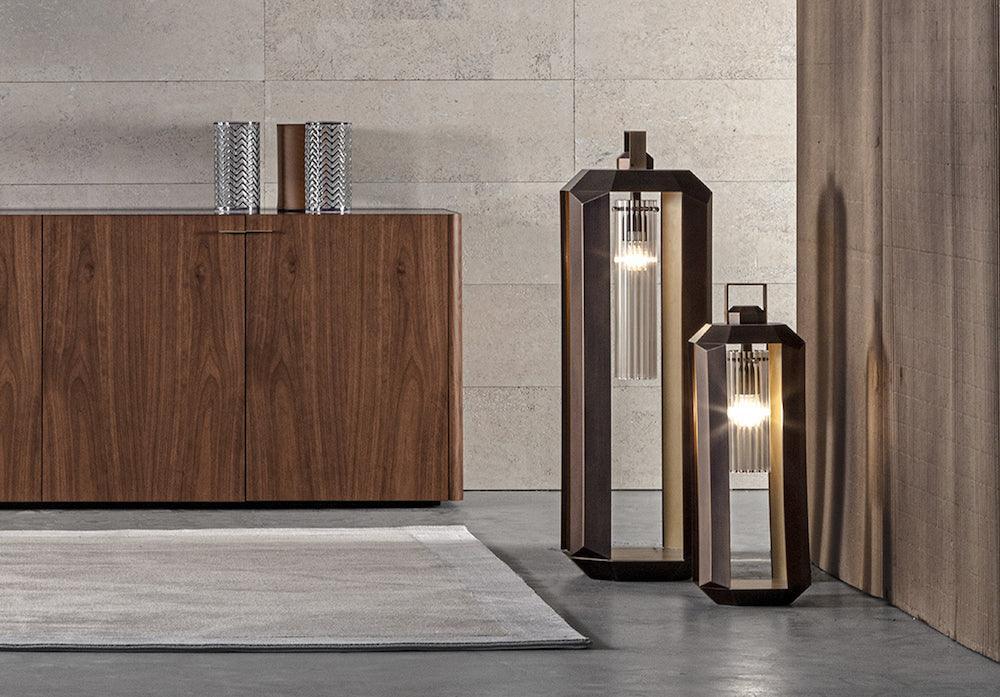 Lampa podłogowa CUBE złoty Contardi Eye on Design