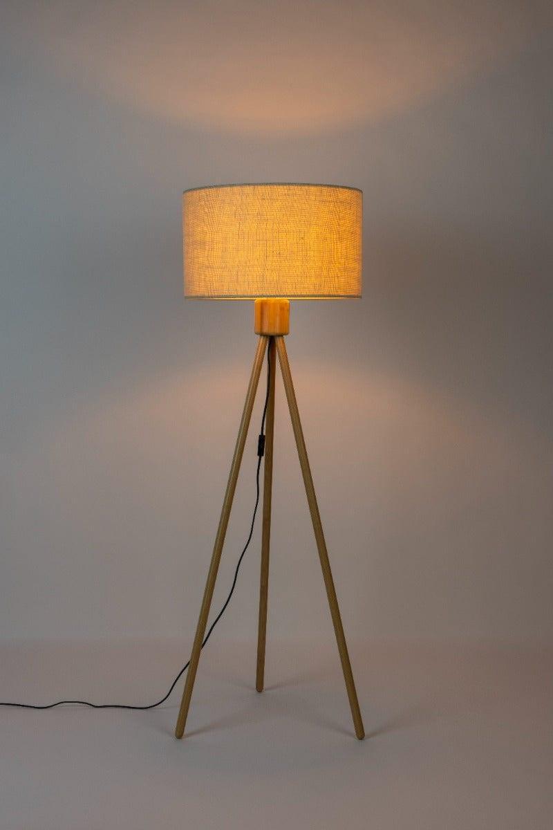 Lampa podłogowa FAN bambus Zuiver Eye on Design