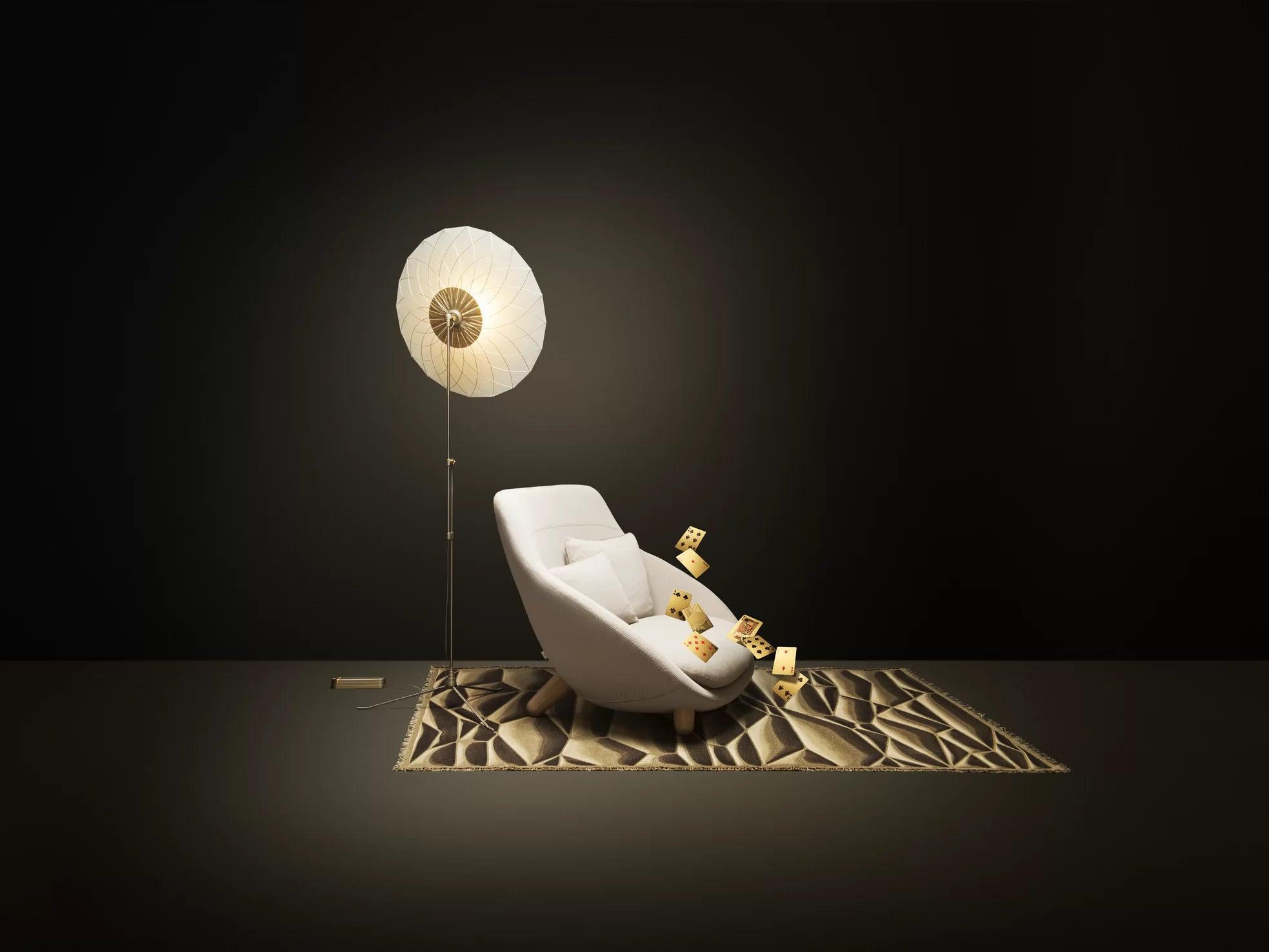 Lampa podłogowa FILIGREE srebrny Moooi Eye on Design