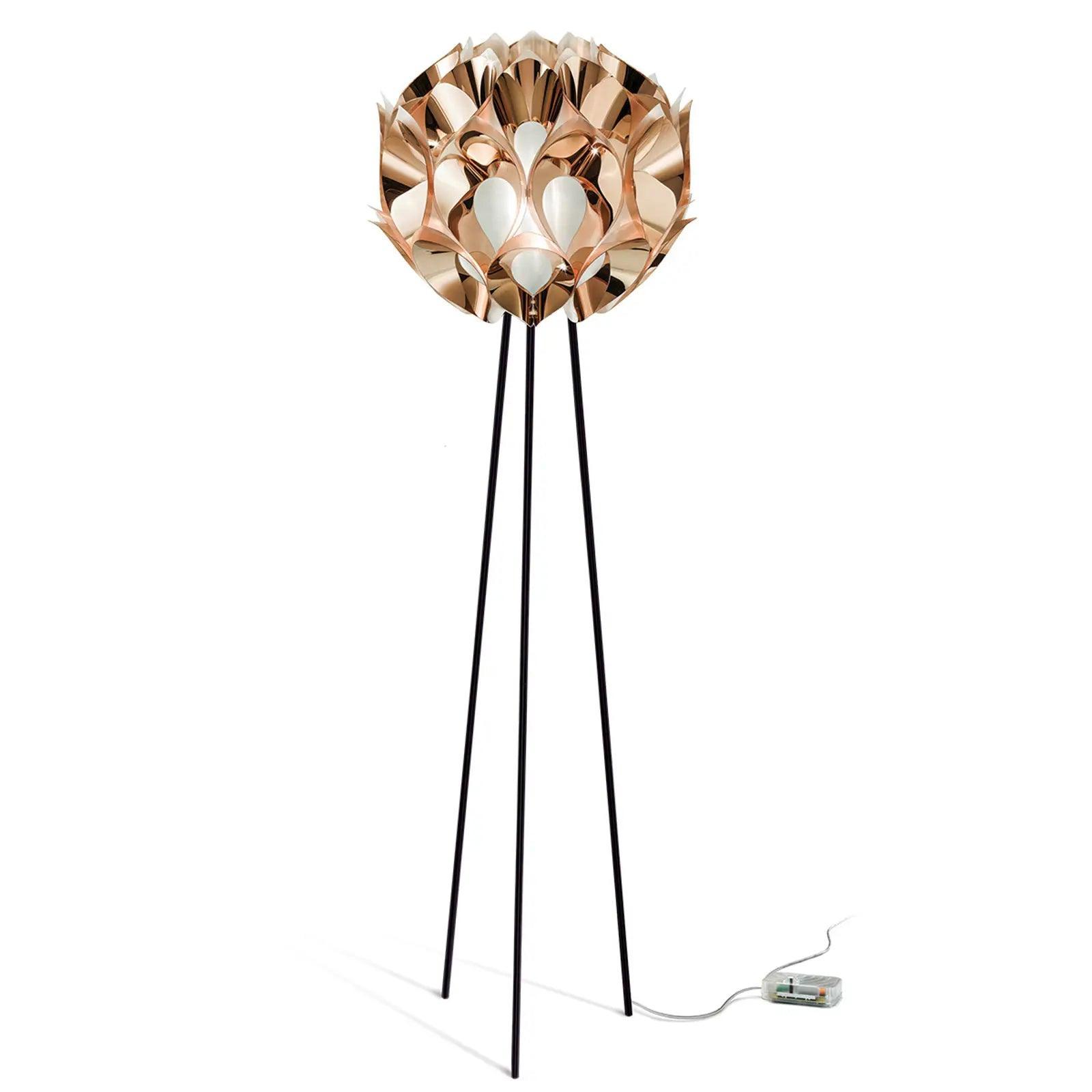 Lampa podłogowa FLORA miedziany – SLAMP