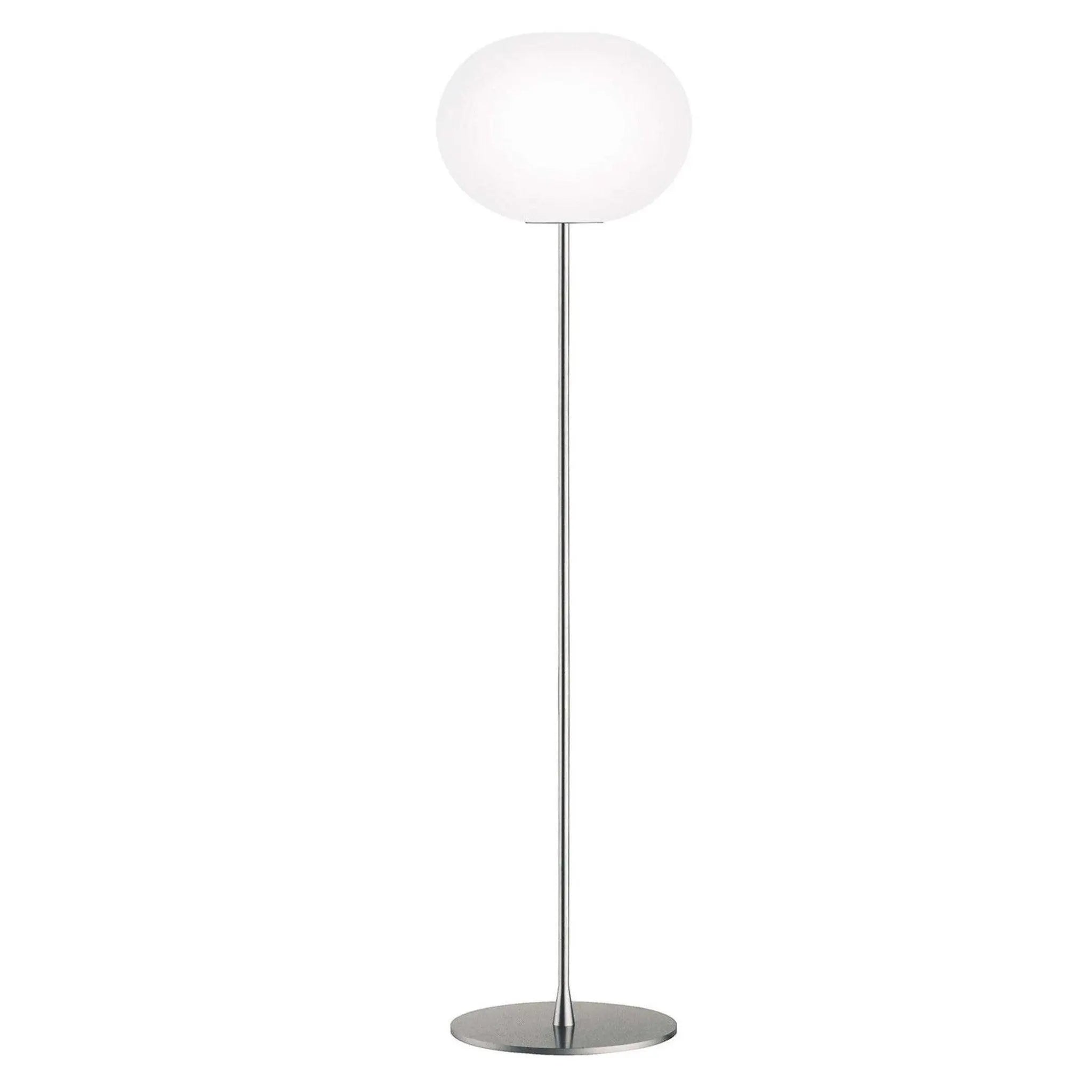 Lampa podłogowa GLO-BALL srebrny – Flos