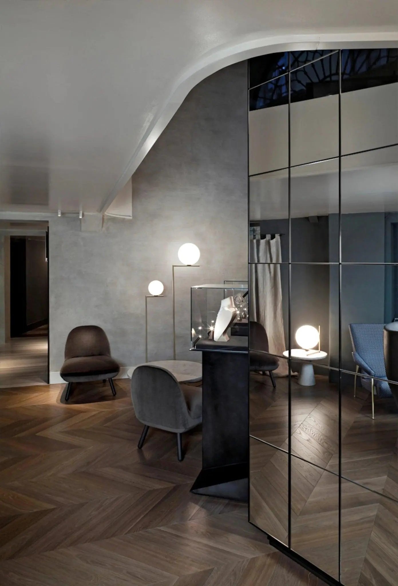 Lampa stojąca IC LIGHTS mosiężny – Flos