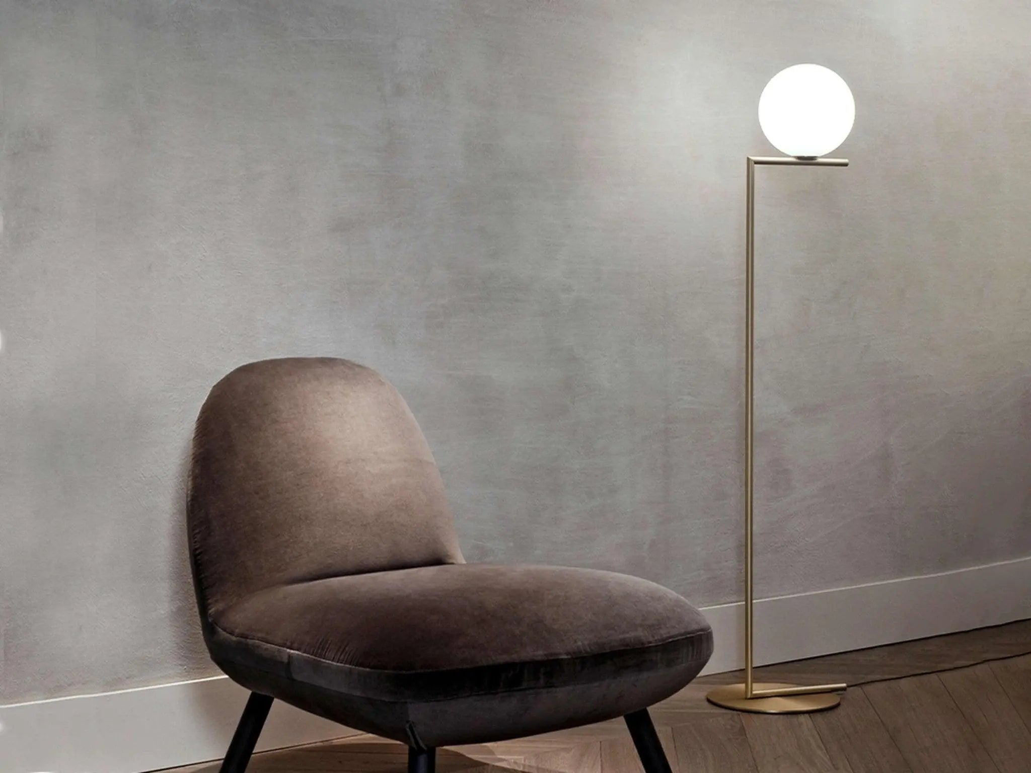Lampa stojąca IC LIGHTS mosiężny – Flos