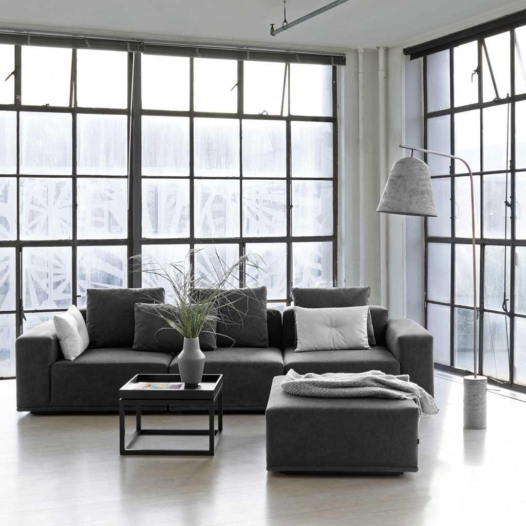 Lampa podłogowa LINE TWO szary marmur NORR11 Eye on Design