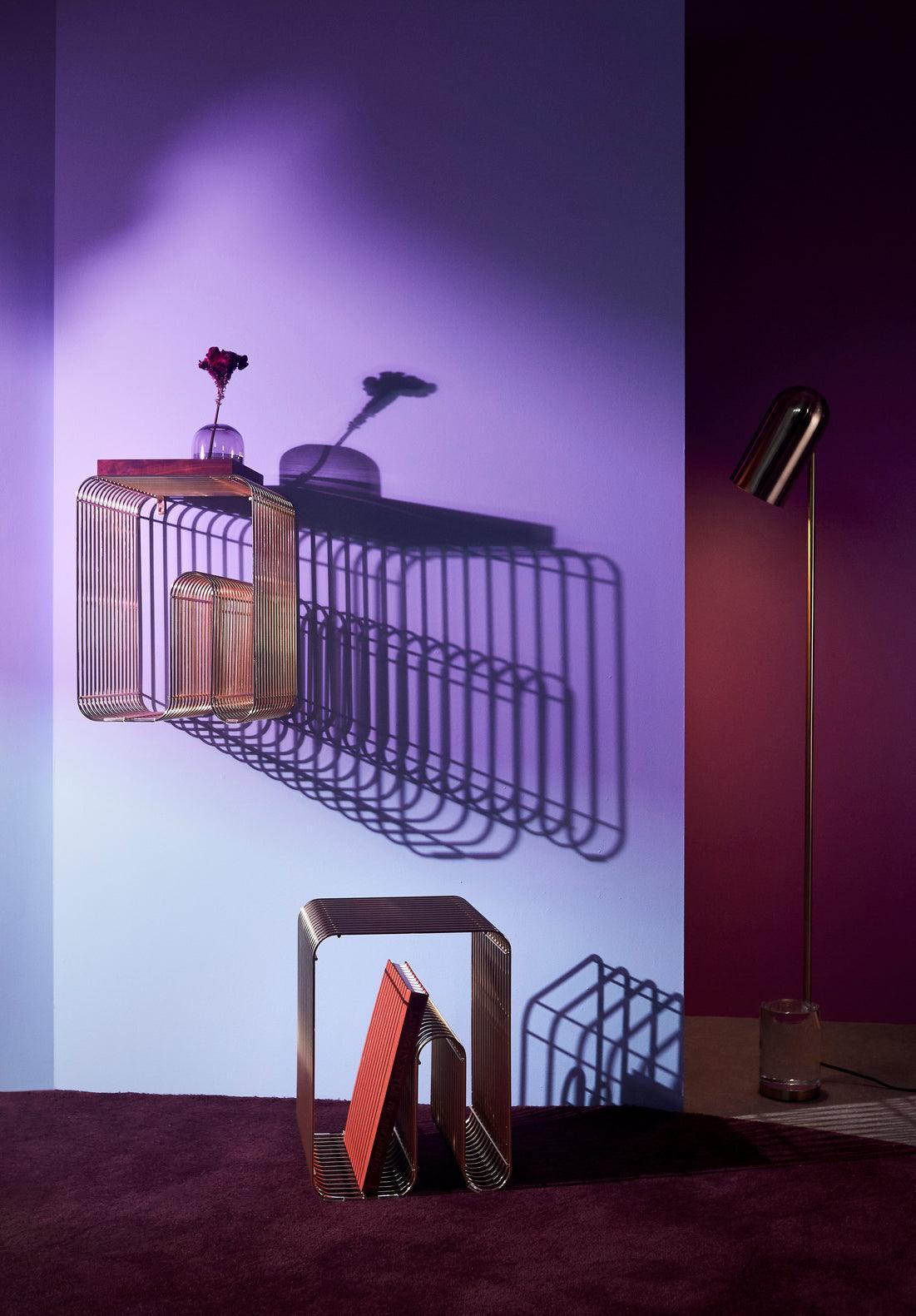 Lampa podłogowa LUCEO złoty AYTM Eye on Design