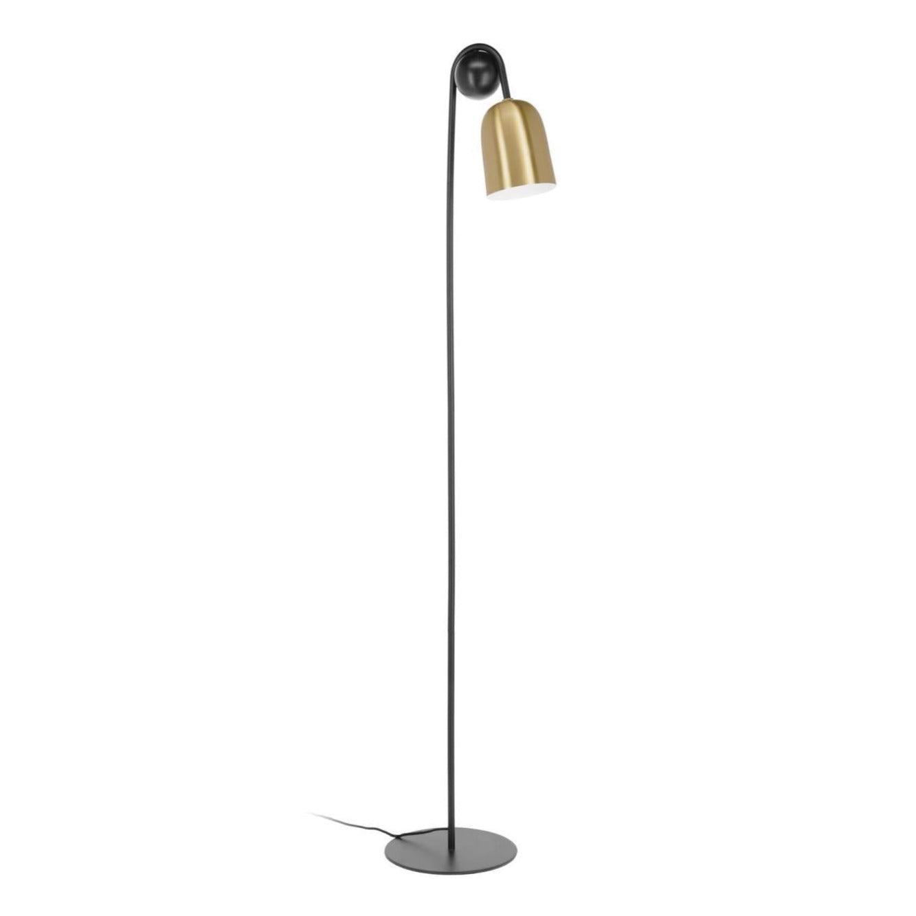 Lampa podłogowa NATSUMI czarny z mosiężnym wykończeniem La Forma Eye on Design