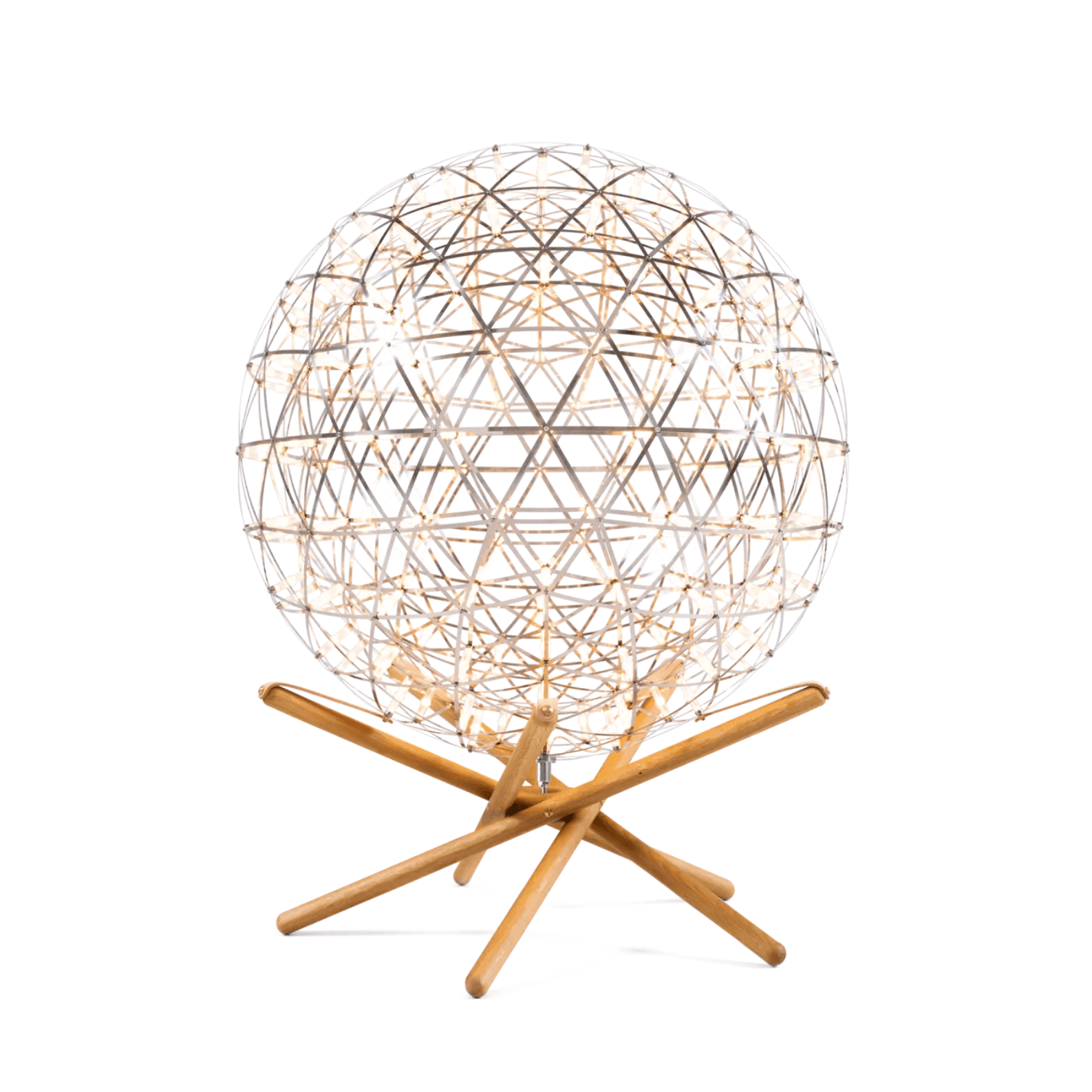 Lampa podłogowa RAIMOND II TENSEGRITY stal nierdzewna Moooi 89 cm Eye on Design