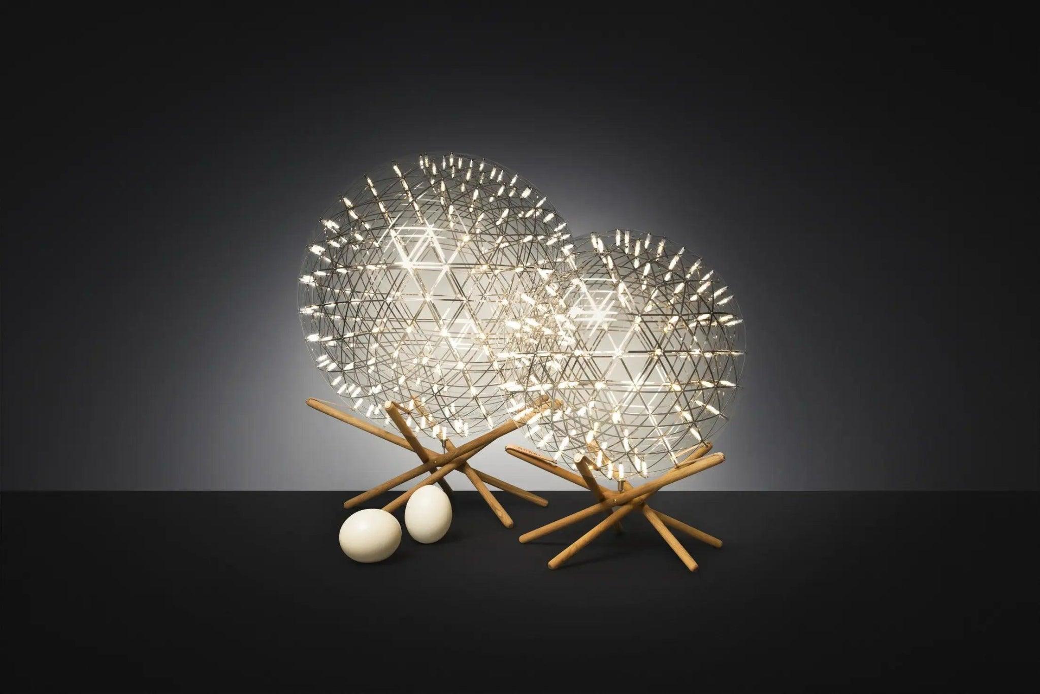 Lampa podłogowa RAIMOND II TENSEGRITY stal nierdzewna Moooi Eye on Design