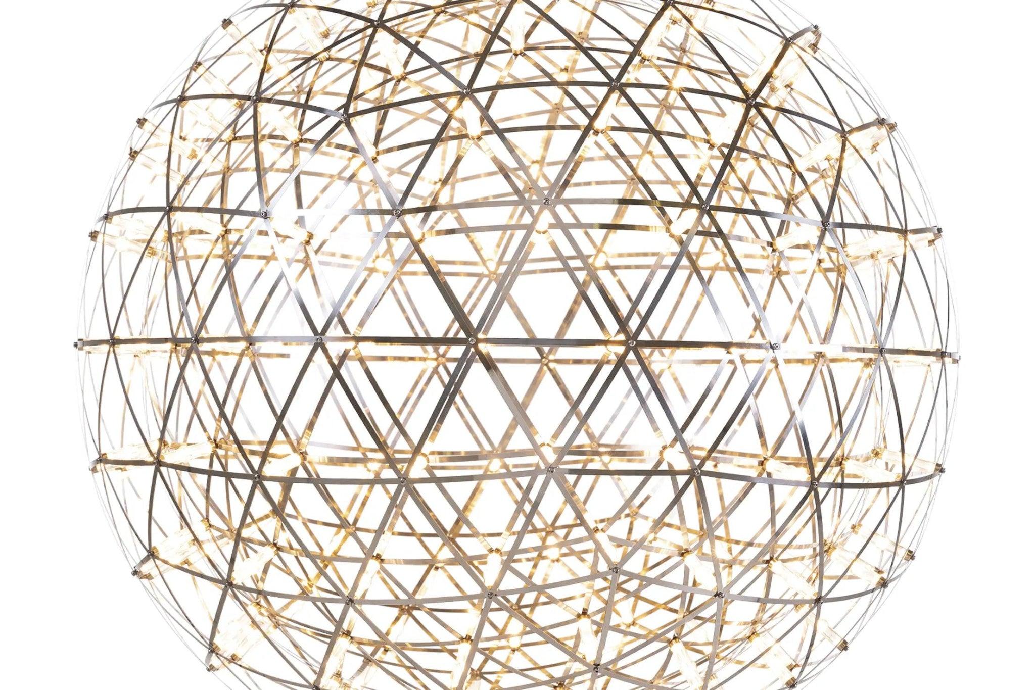 Lampa podłogowa RAIMOND II TENSEGRITY stal nierdzewna Moooi Eye on Design