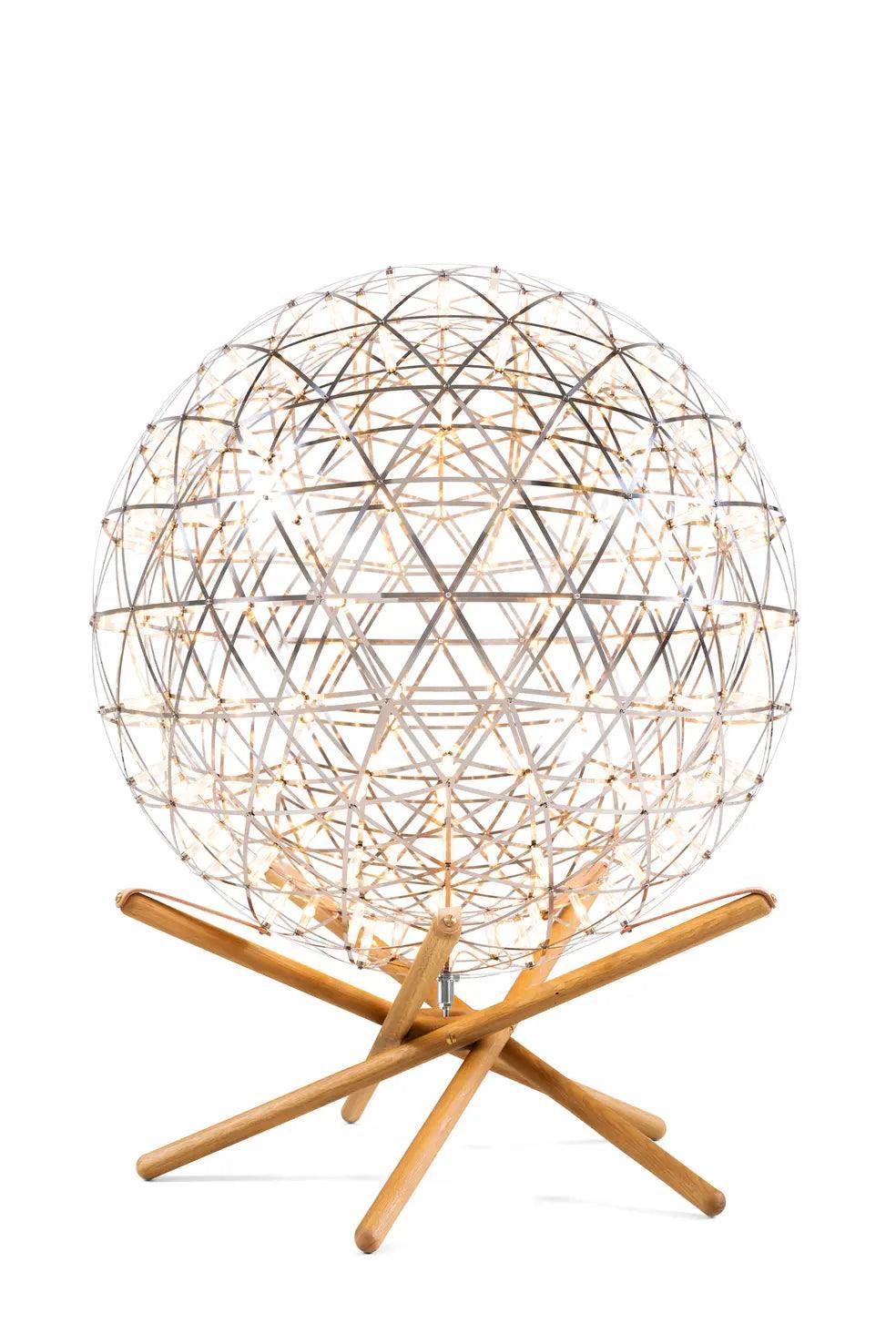 Lampa podłogowa RAIMOND II TENSEGRITY stal nierdzewna Moooi 61 cm Eye on Design
